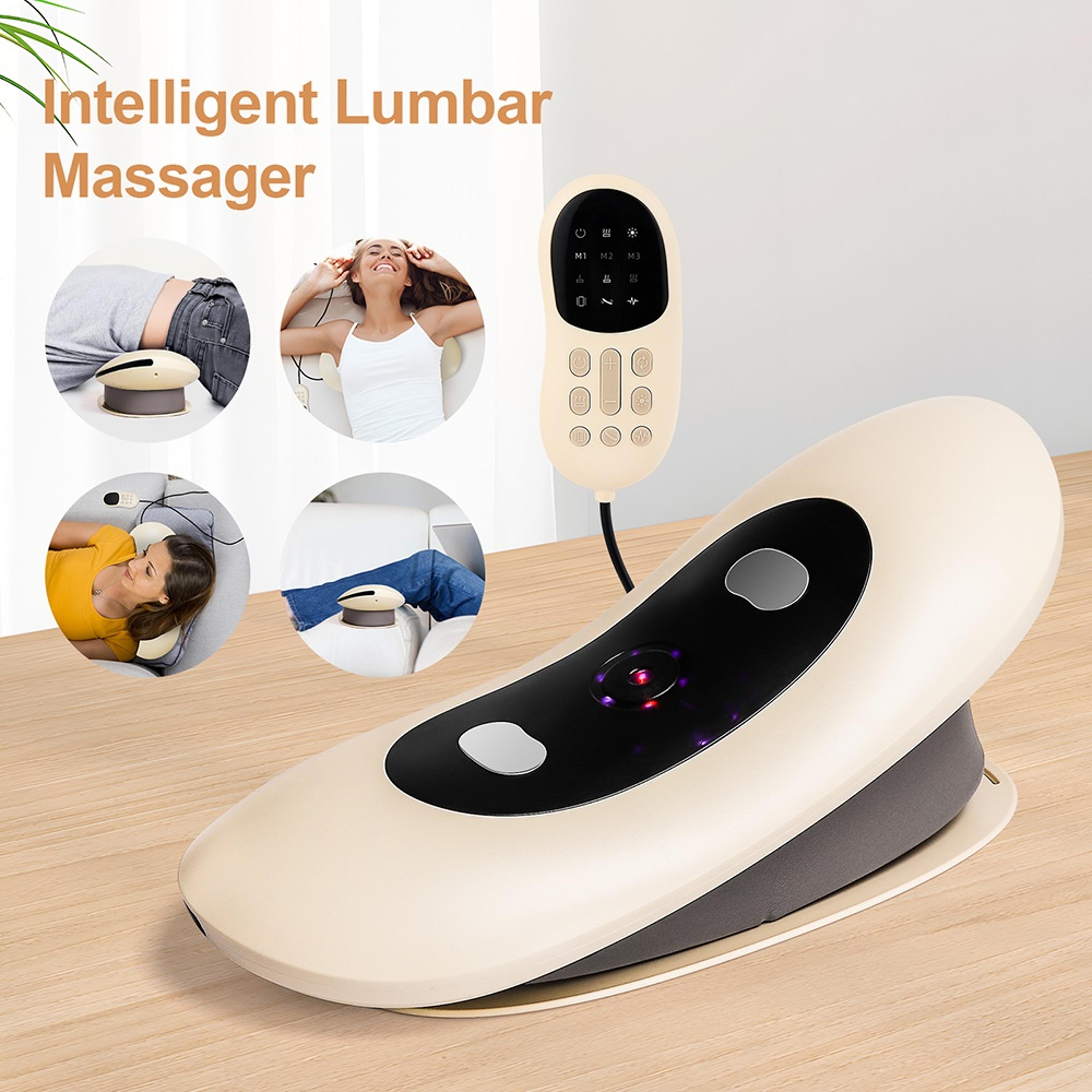 adjustable vibration waist massager waist, electric lumbar traction massager, spine support back massage machine