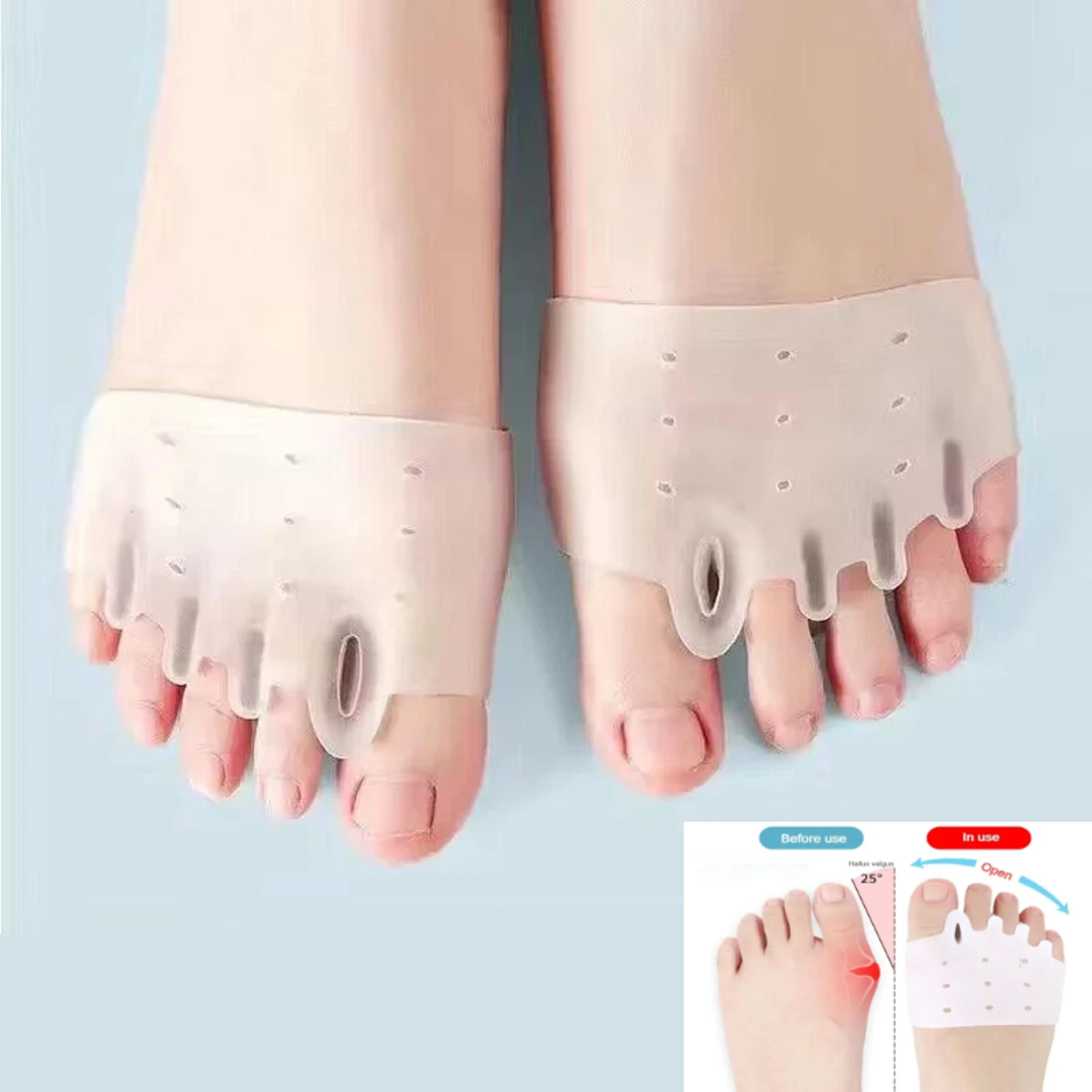 toe separator and bunion corrector for gentle foot support