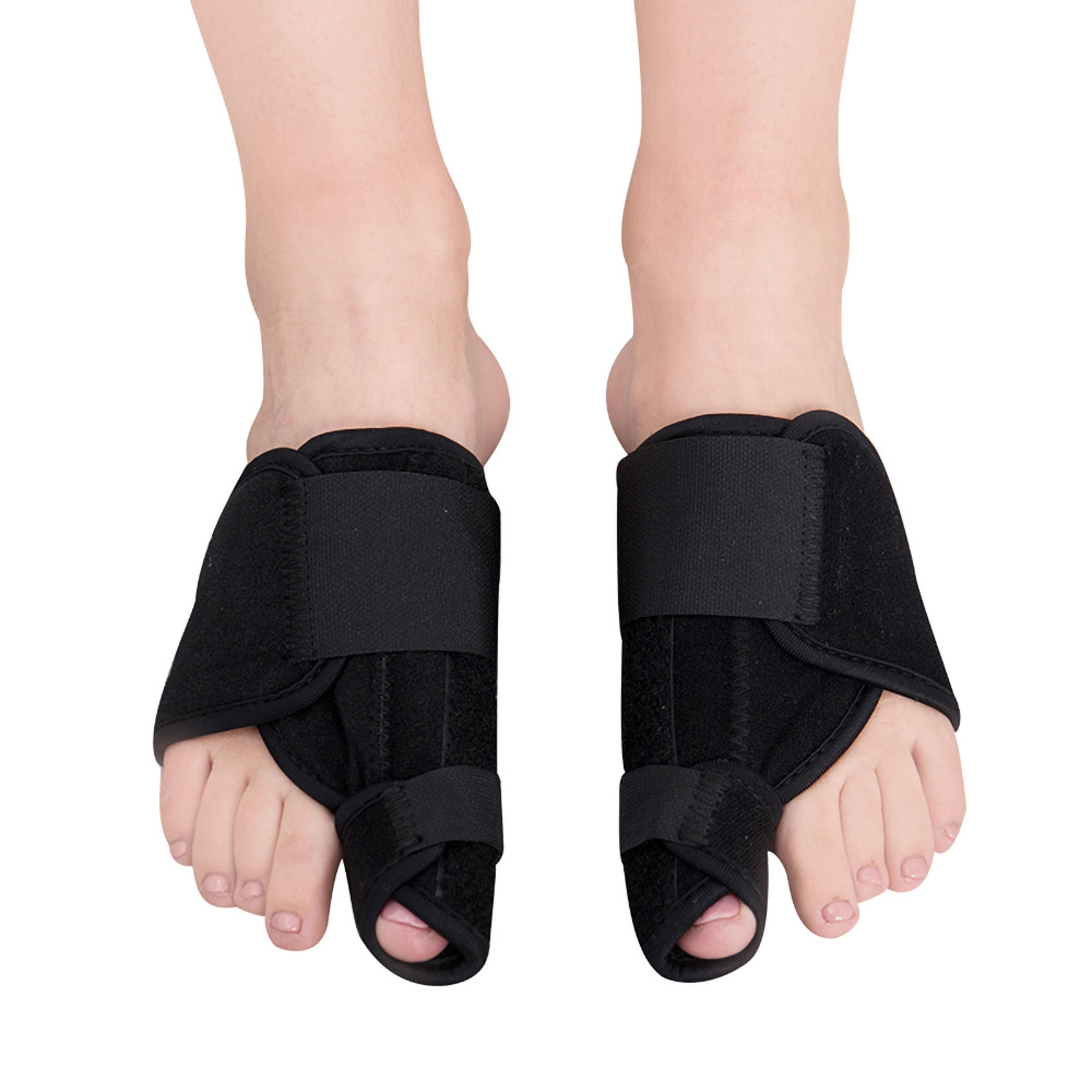 toe separator splint, 2pcs soft bunion corrector, hallux valgus correction system device, foot care pedicure orthotics