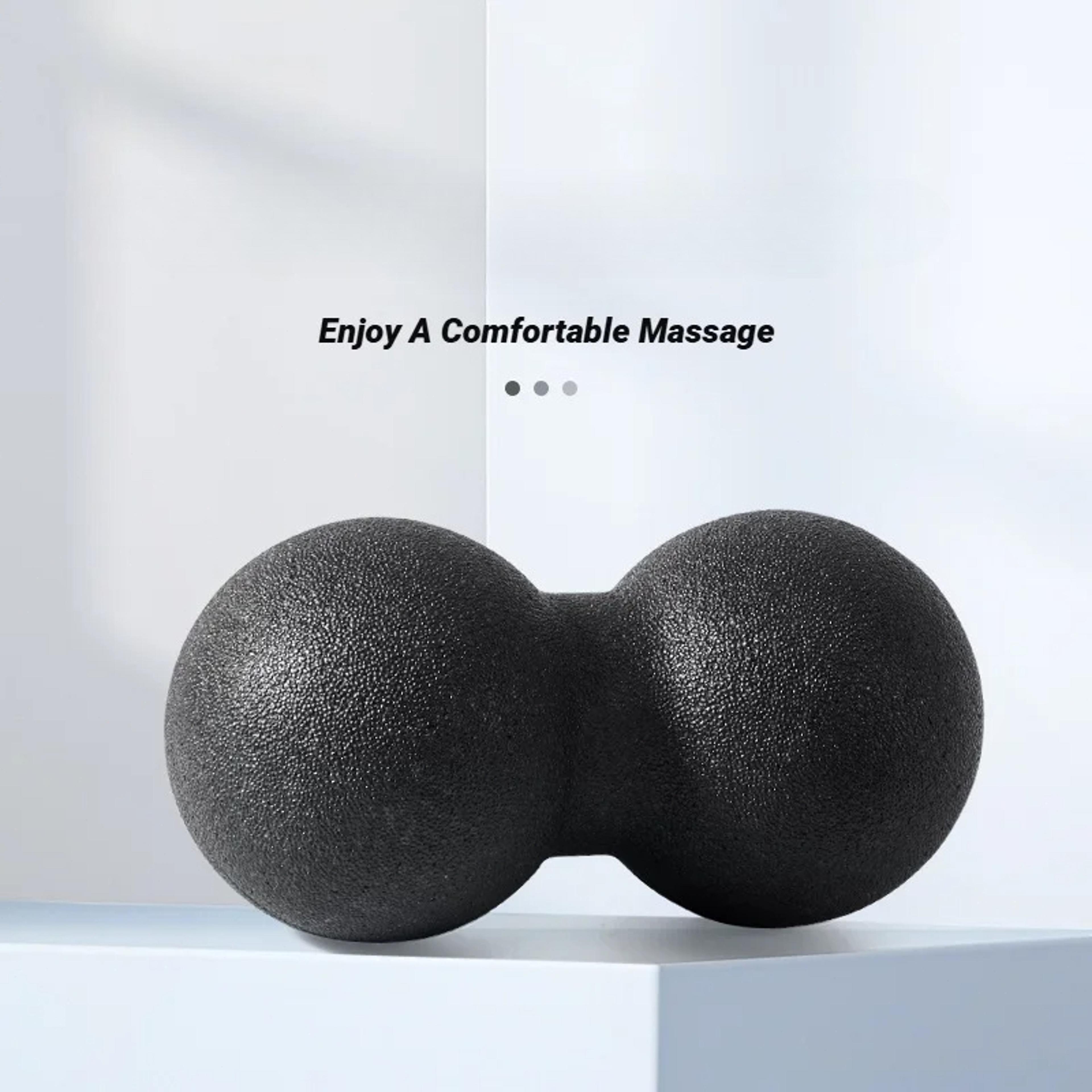 muscle relaxation fitness equipment, yoga solid peanut massage ball for body massage, pain relief and neck support tool