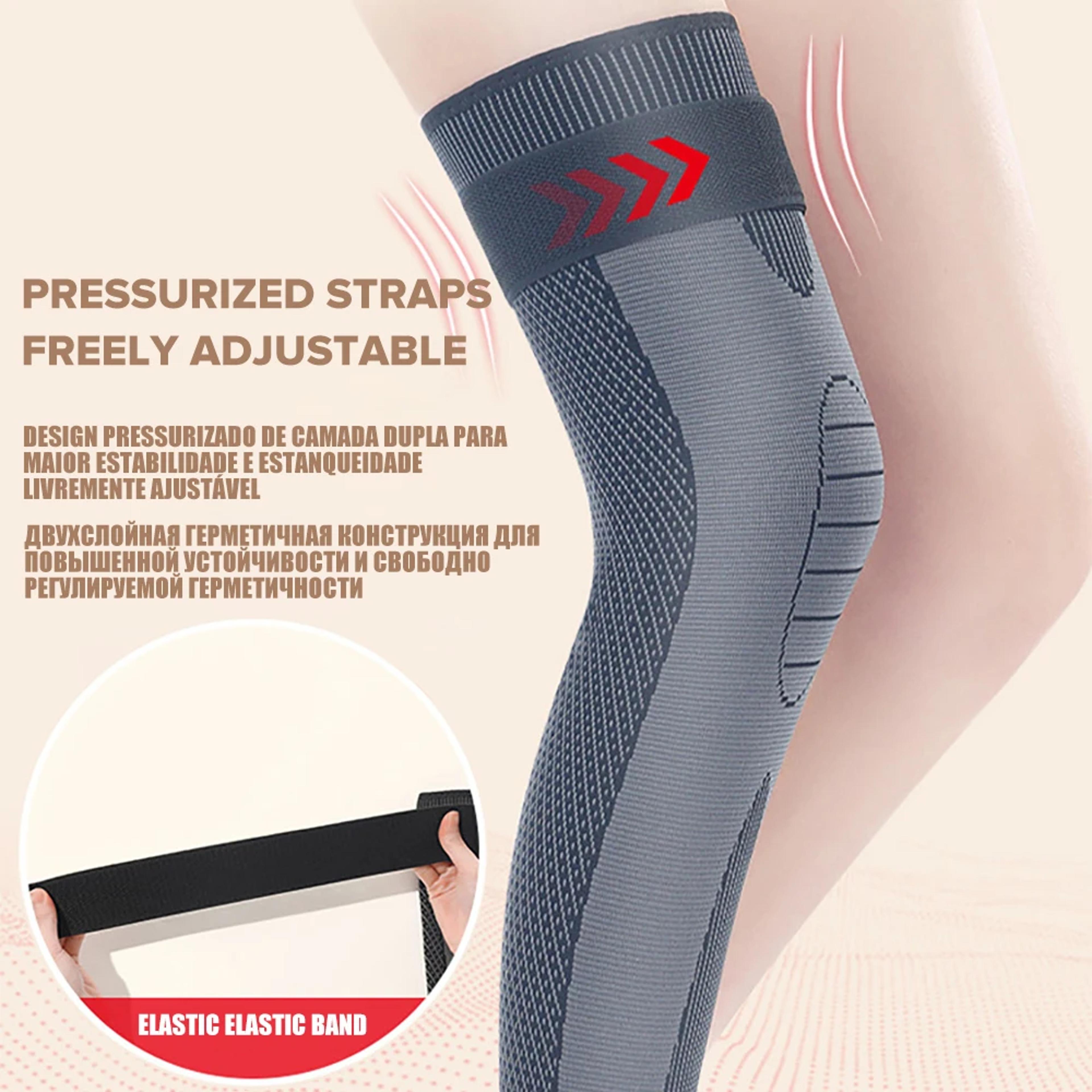 Elastic Nylon Sport Compression Knee Pads Fitness Knee Support Braces Bandage For Basketball Runnin 3