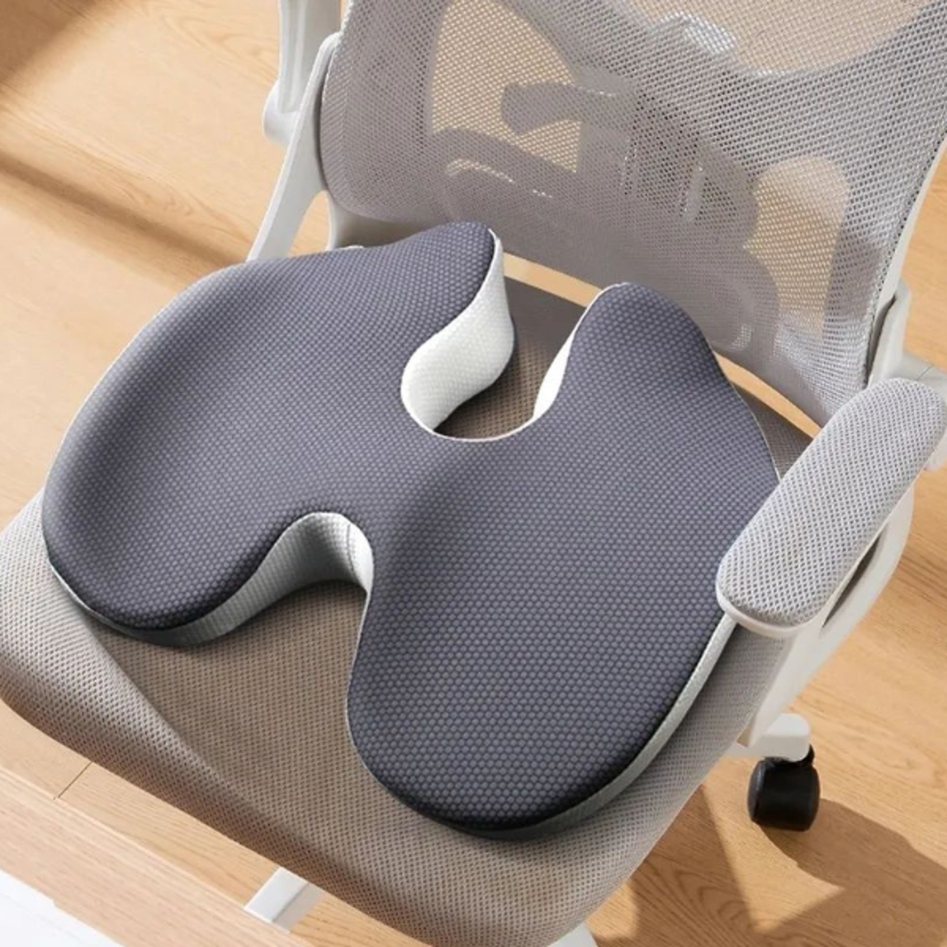 orthopedic memory foam cushion, non slip, tailbone sciaticaback pain relief, prostate comfort for chair car seat