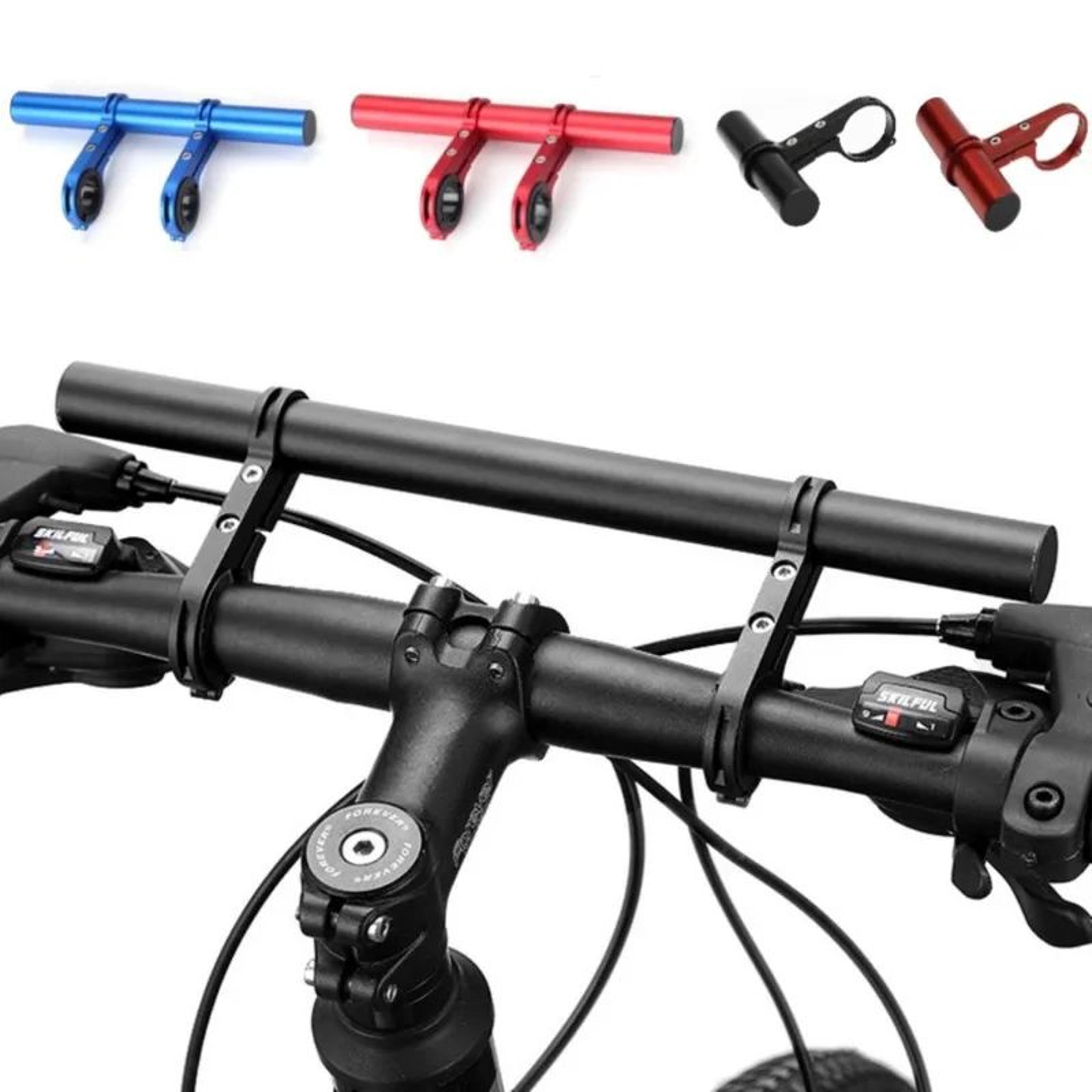 Mountain Bike Handlebar Extender Rack Extended Bar Bracket For Road  MTB Headlight Mount And Access 3