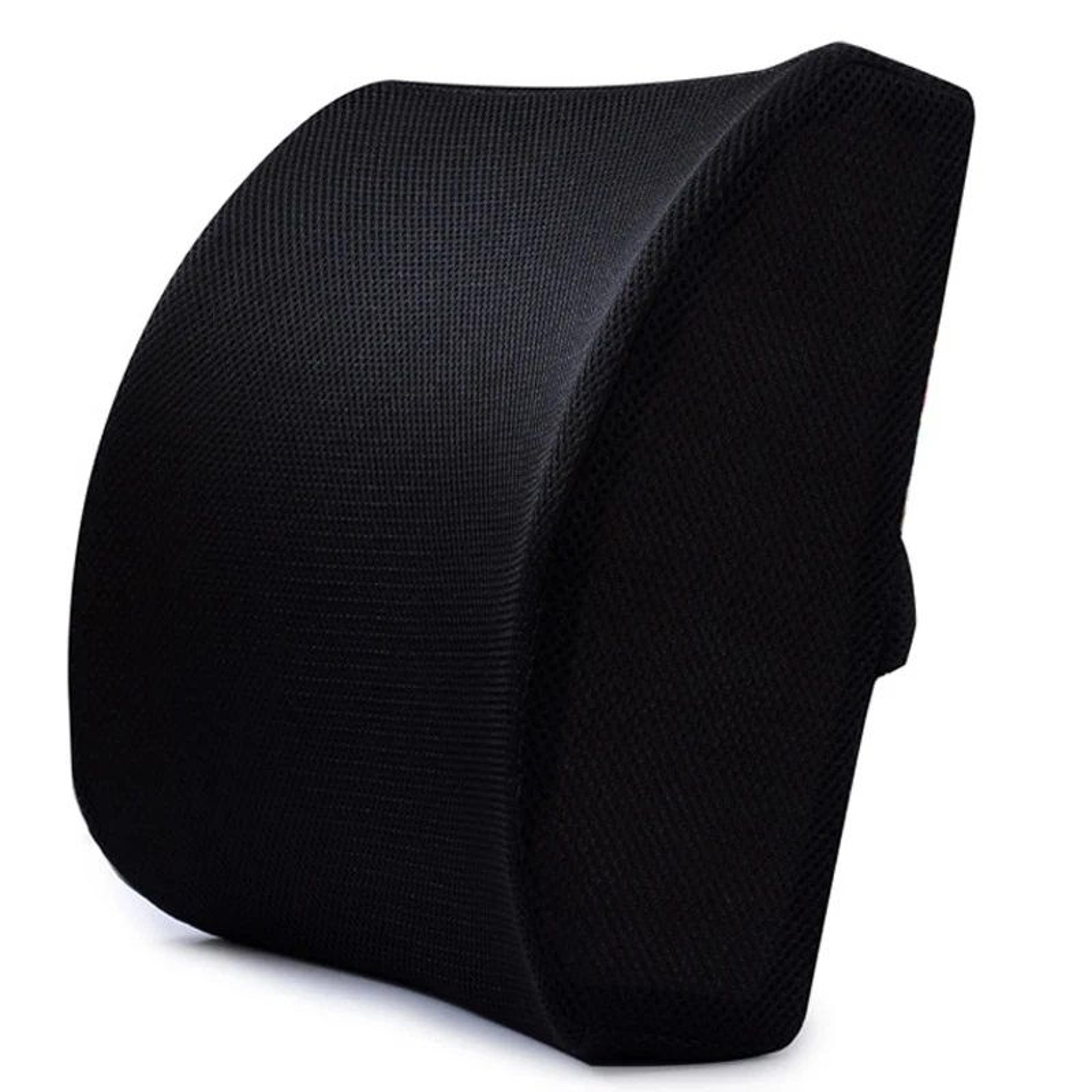 car lumbar support cushion memory foam waist pillow, ergonomic auto seat back cushion for car, office to relieve pain