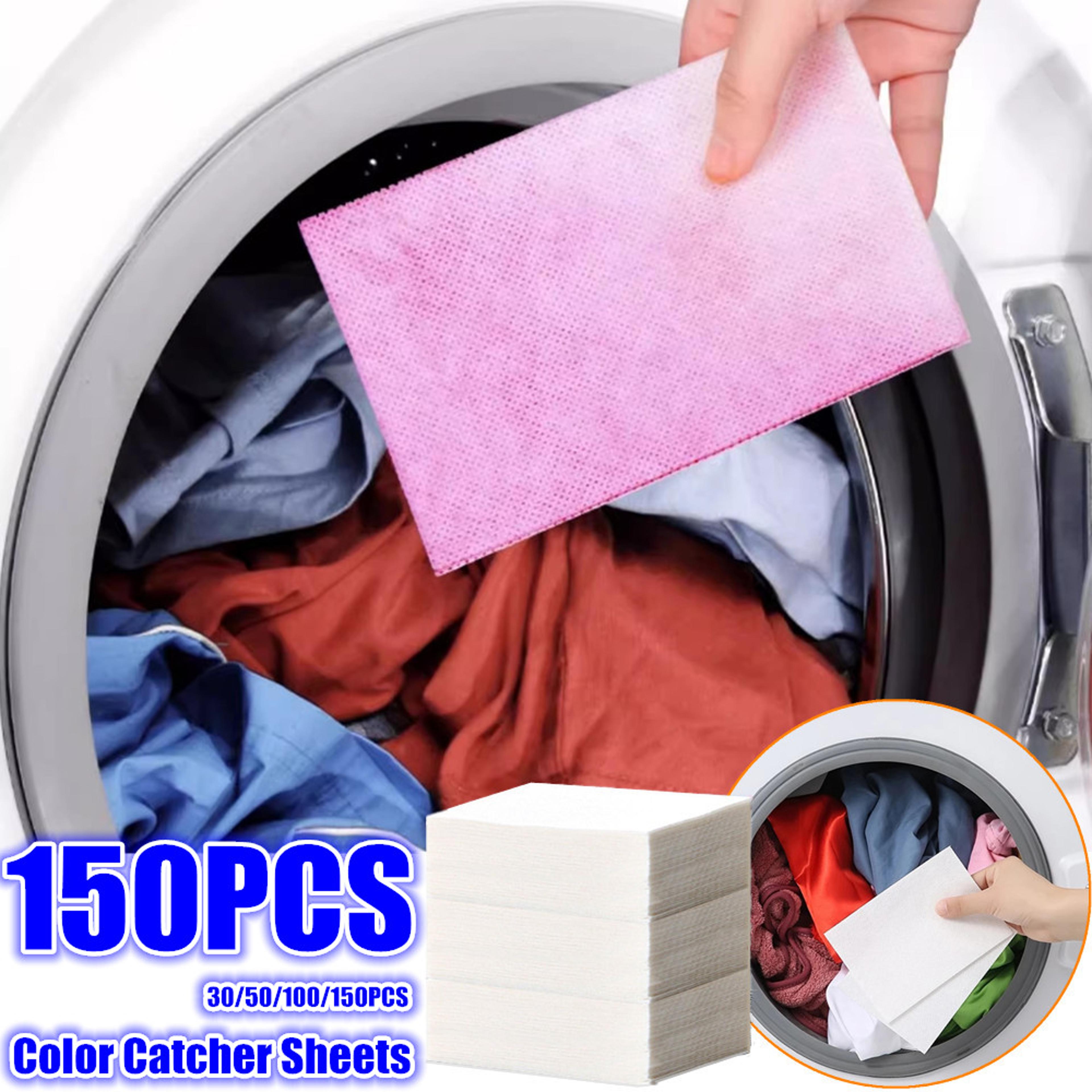 laundry color catcher sheets, absorb color & stains, allow mixed washes, washing machine sheets
