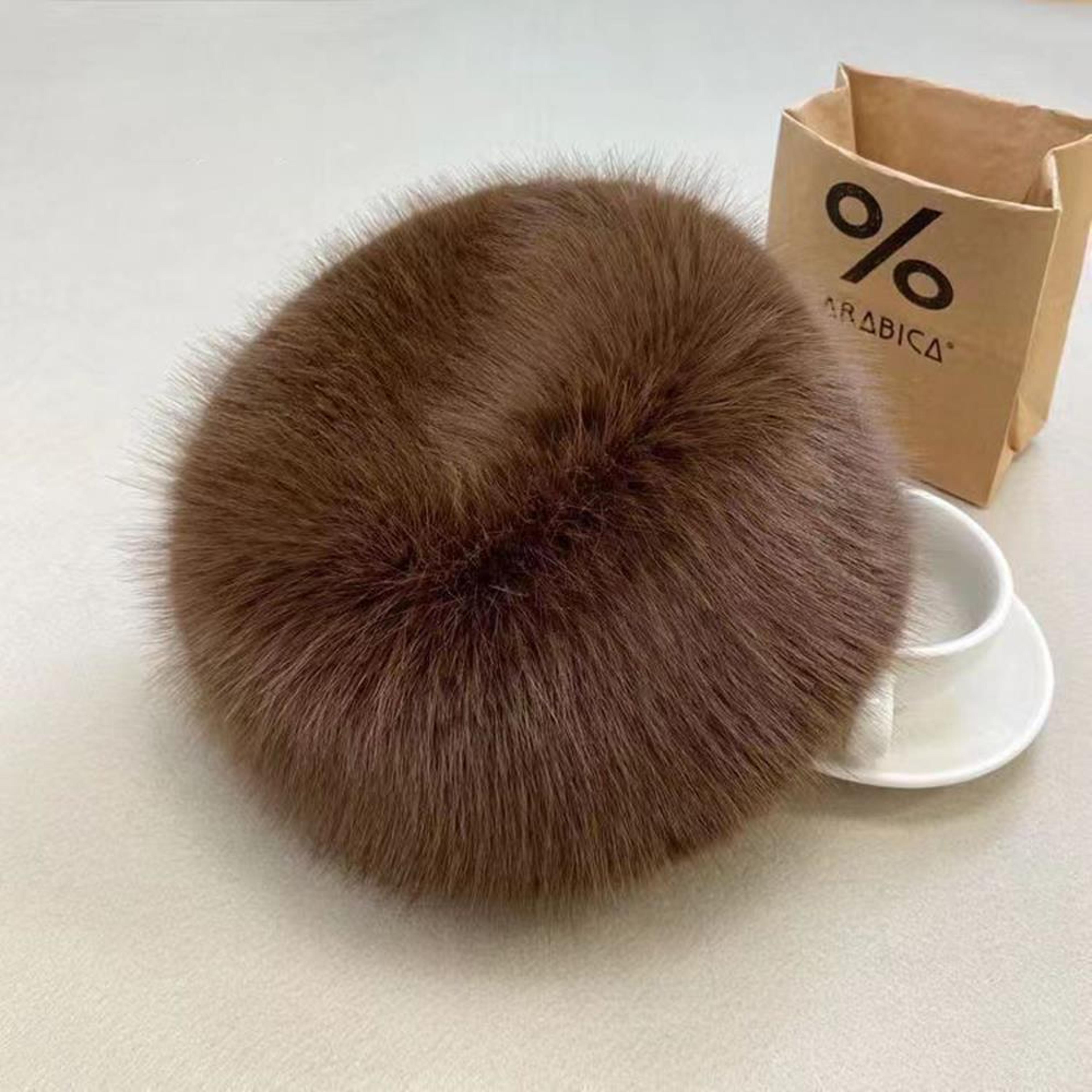 Fluffy Fur Winter Hat Womens Ski Cap Thick Warm Windproof Faux Fur Russian Fishermans Mink Snow Hat 4