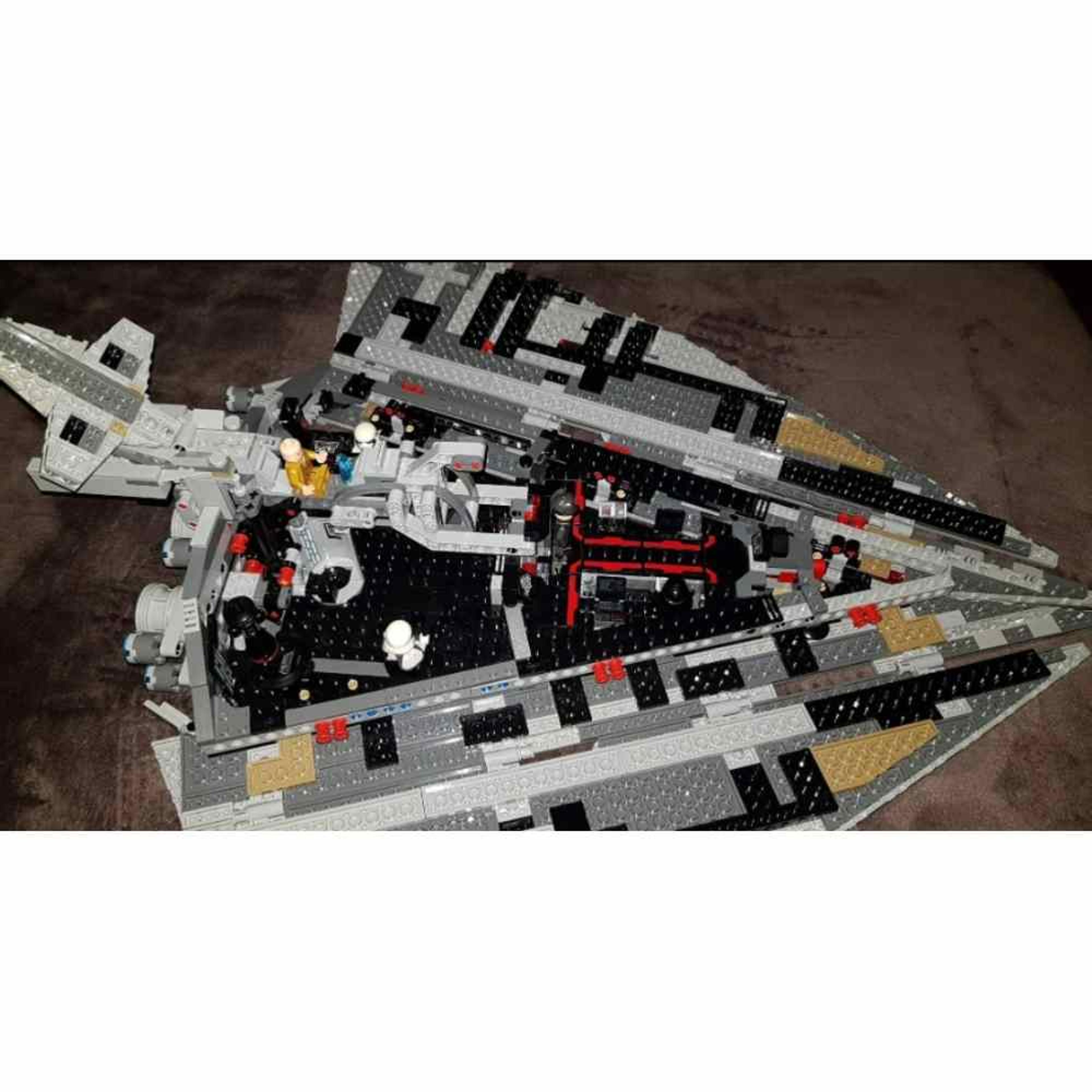 New Destroyer Space Spaceship Building Blocks Set Compatible With Starship Fighter Model DIY Toy Fo 3