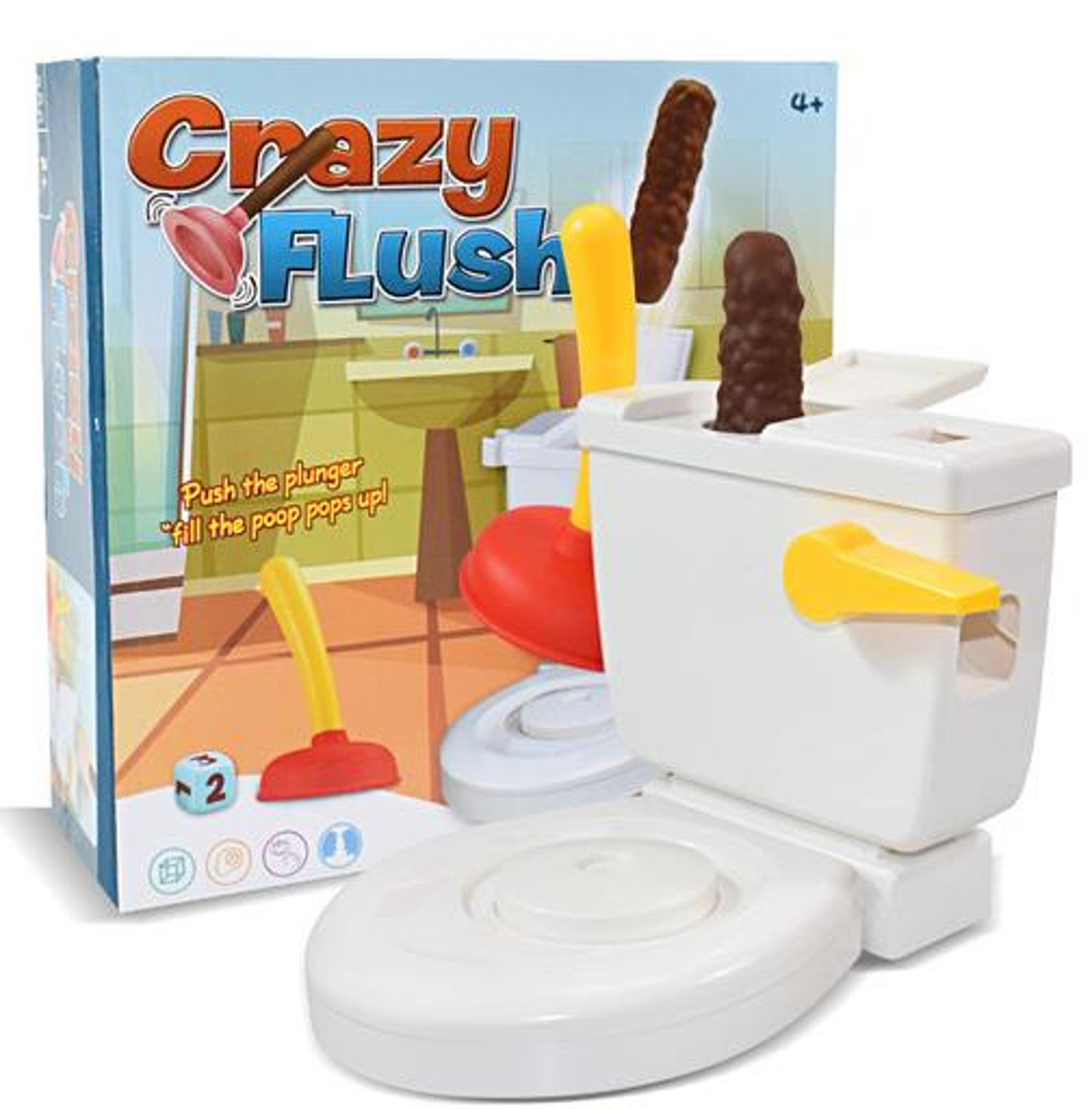 Flushing Toilet Party Game Funny Toilet Trick Toy Decompression Board Game For Kids Family Birthday 5
