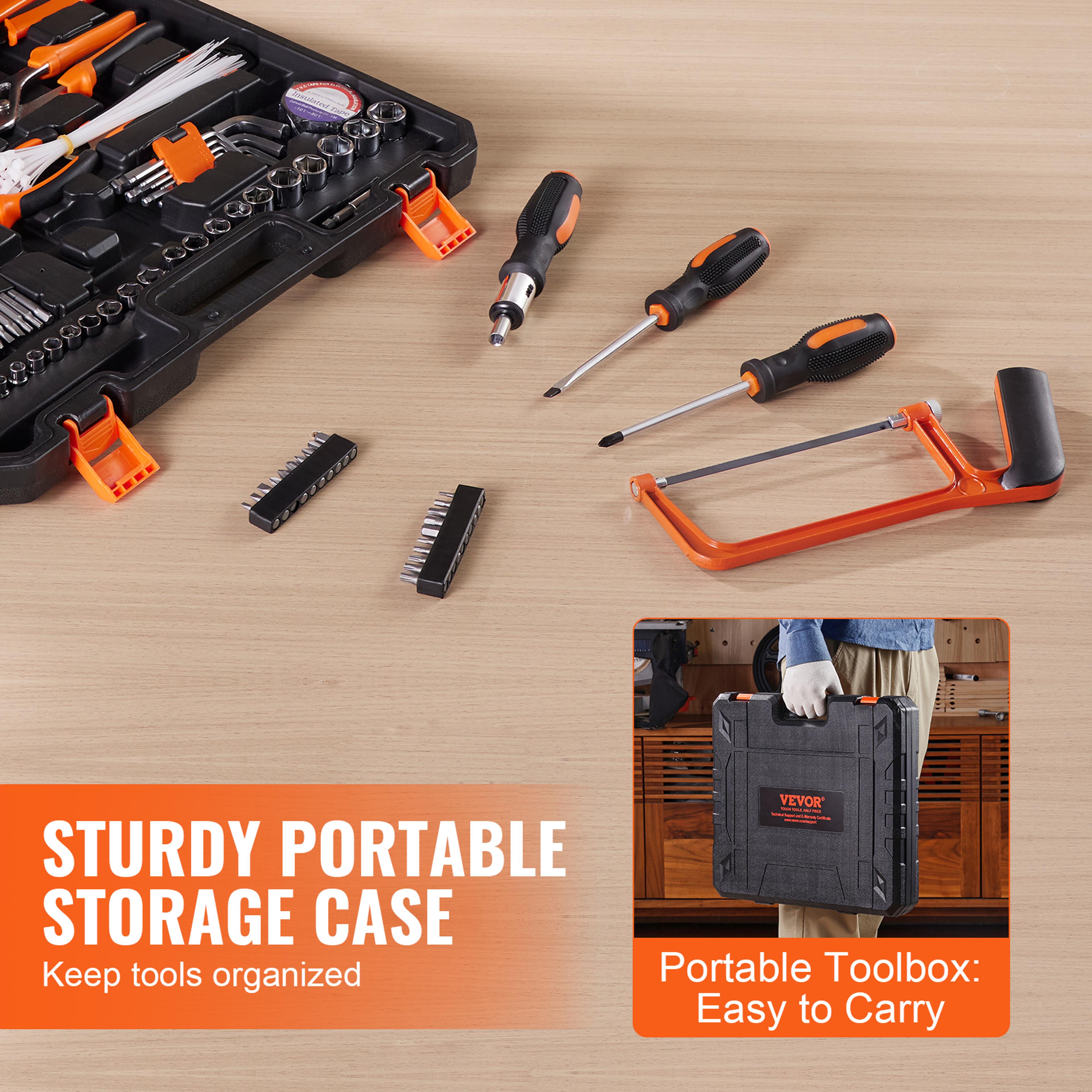 Home Repair Tool Kit With Tool Storage Case For DIY And Automotive Projects 3