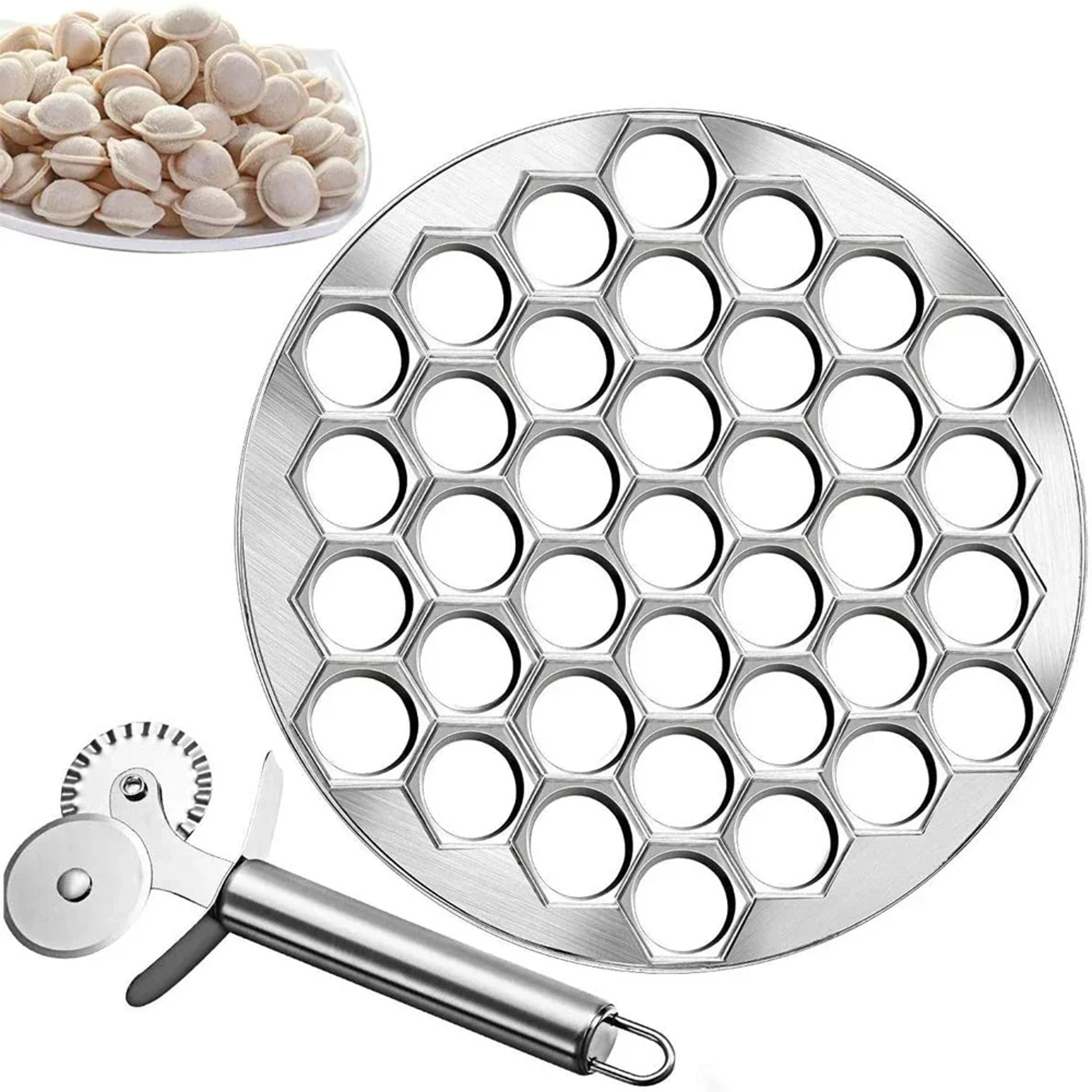 hole pelmeni maker aluminum dumpling mold for homemade ravioli and dumplings