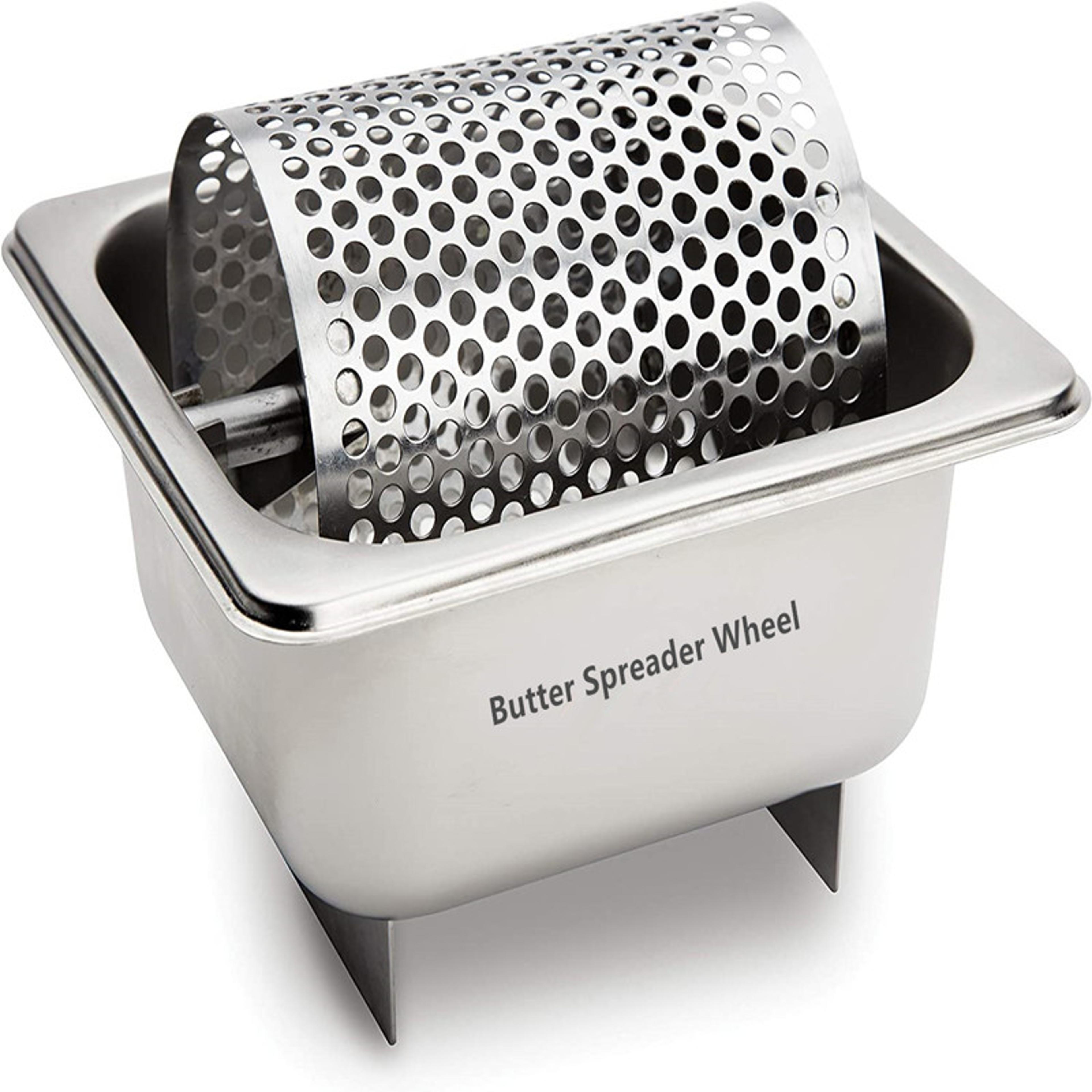 stainless steel butter wheel for griddle buns and bread