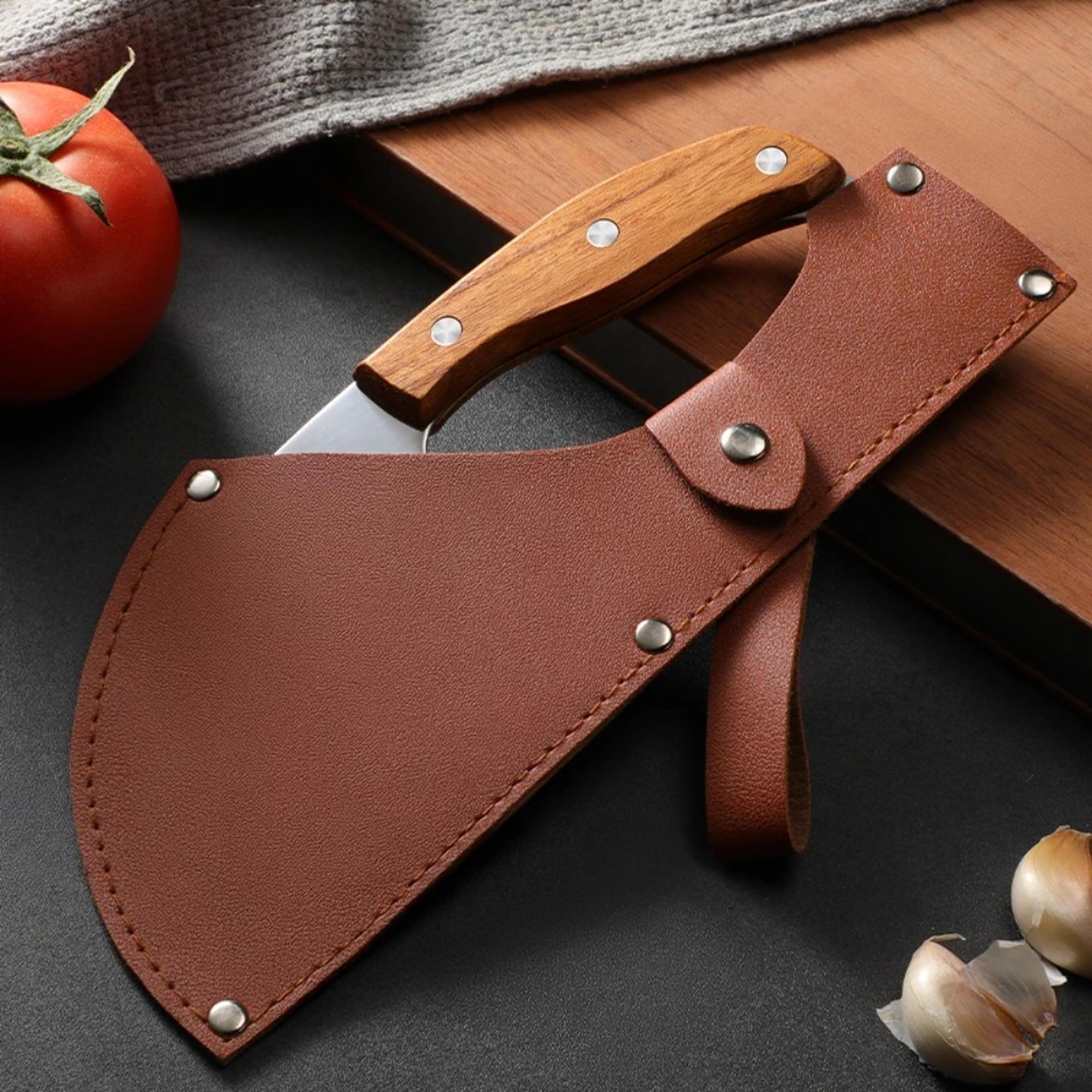 Effort Saving Meat Cleaver Knife Stainless Steel Vegetable Cutting Knife 4