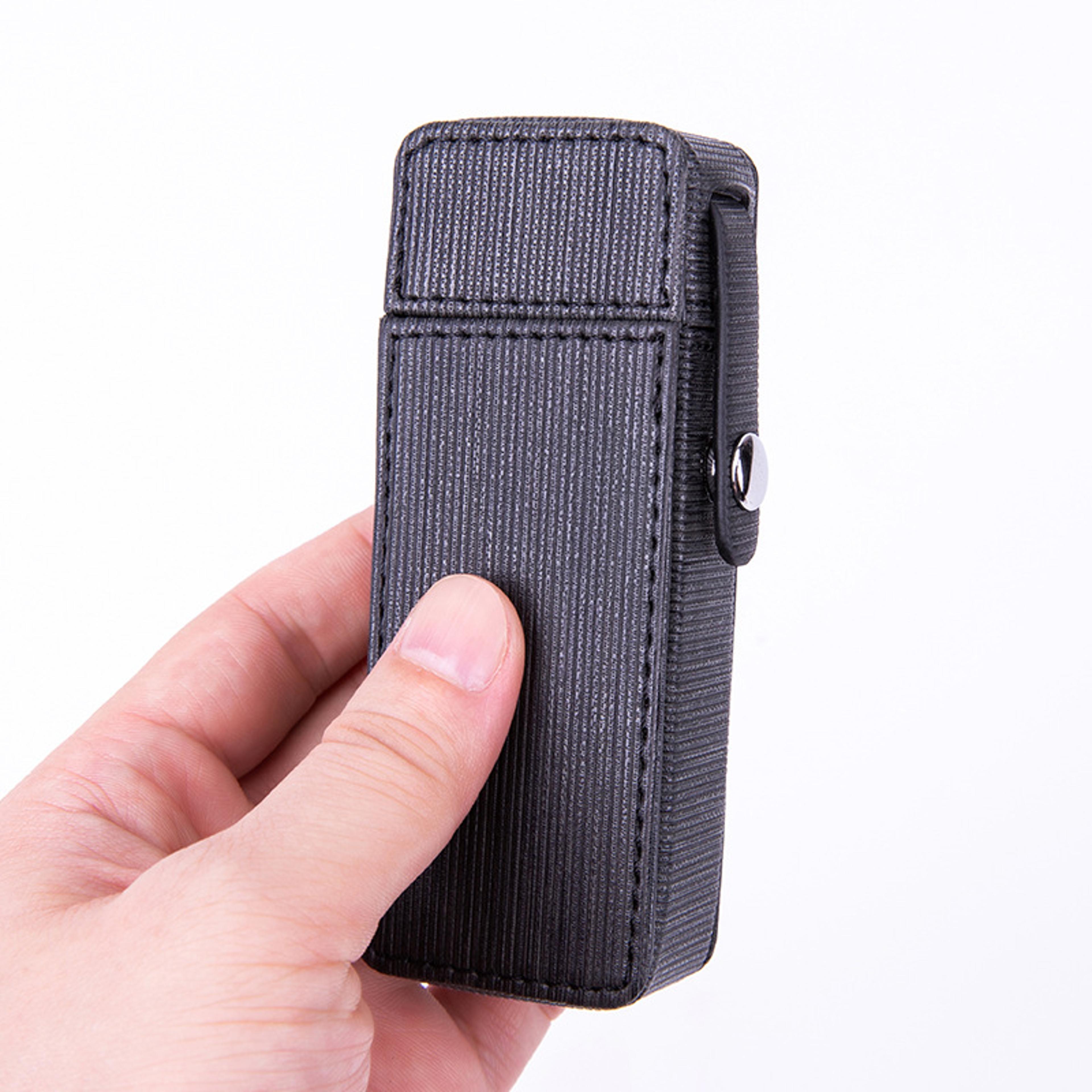 slim waterproof metal cigarette case 20 stick portable holder