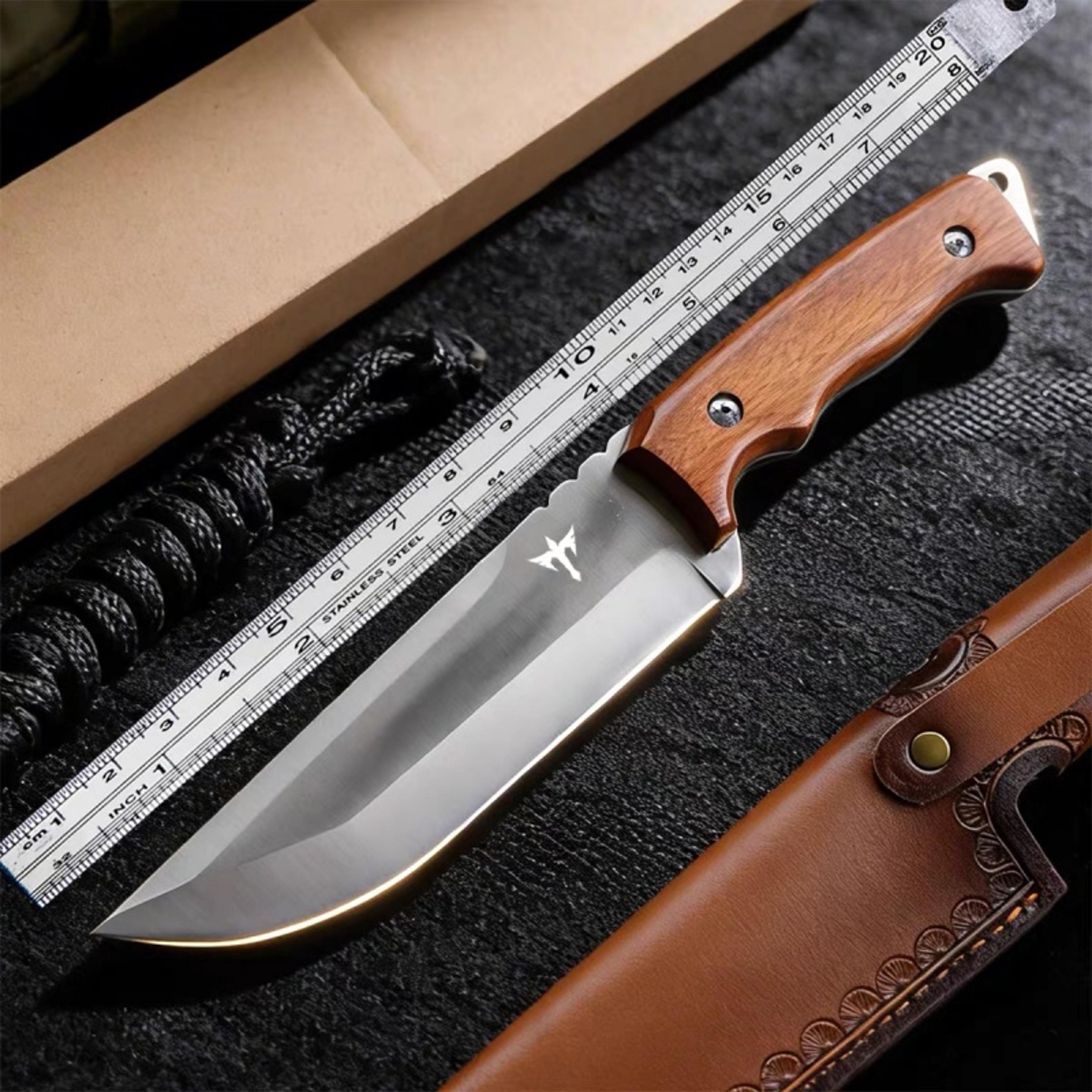 outdoor fixed blade knife with sheath