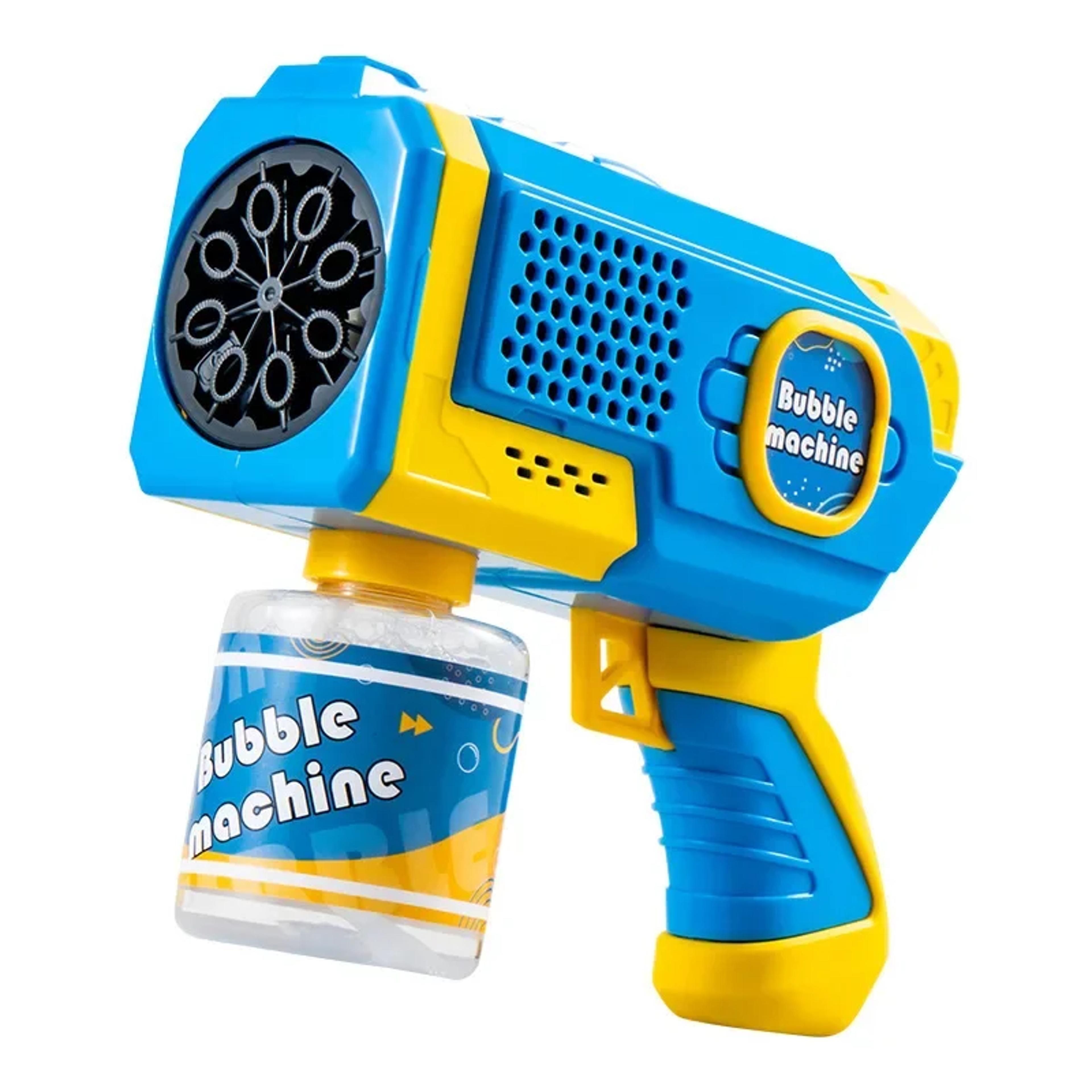 kids automatic bubble gun light up bubble machine toy