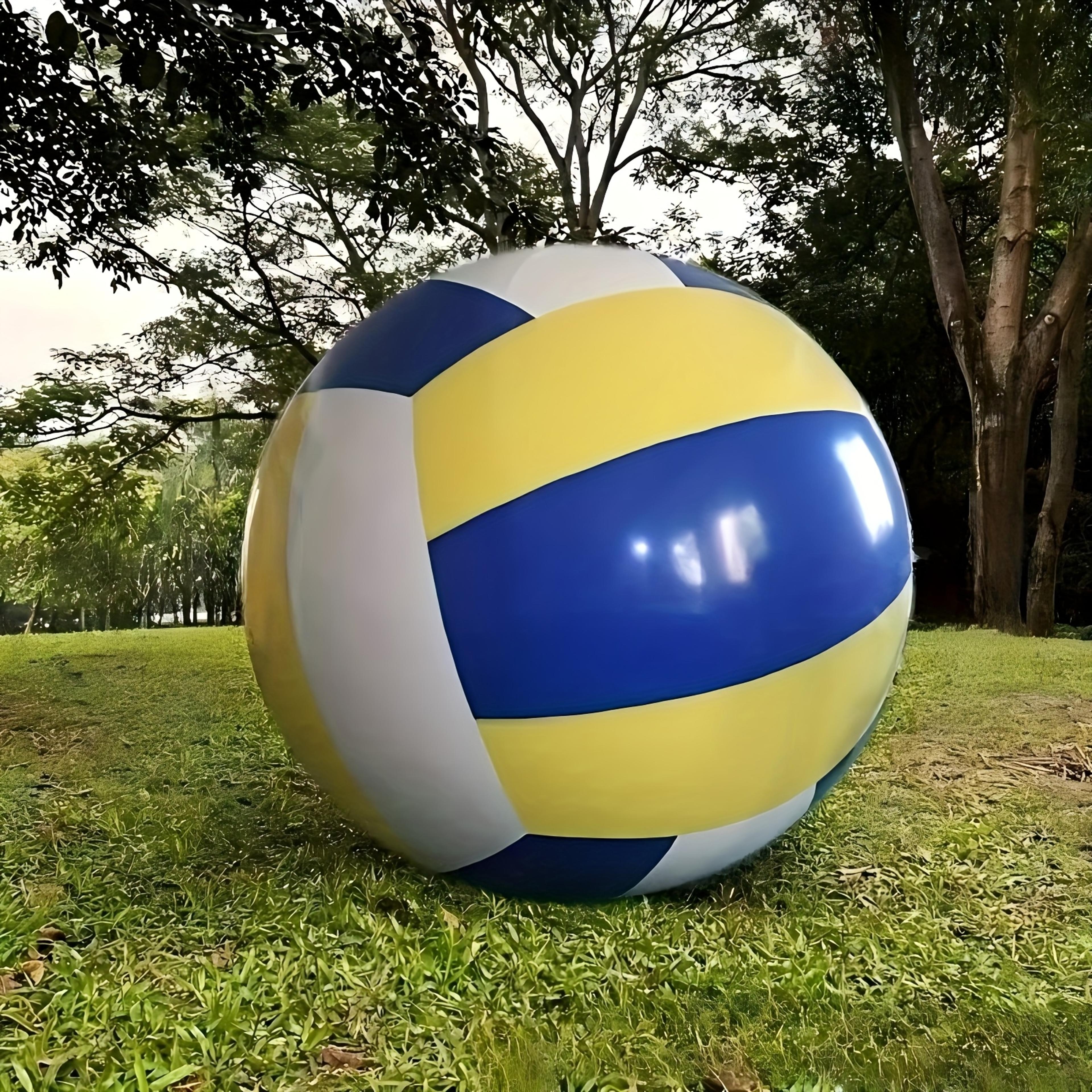 sunnysplash giant inflatable volleyball for beach and backyard party games
