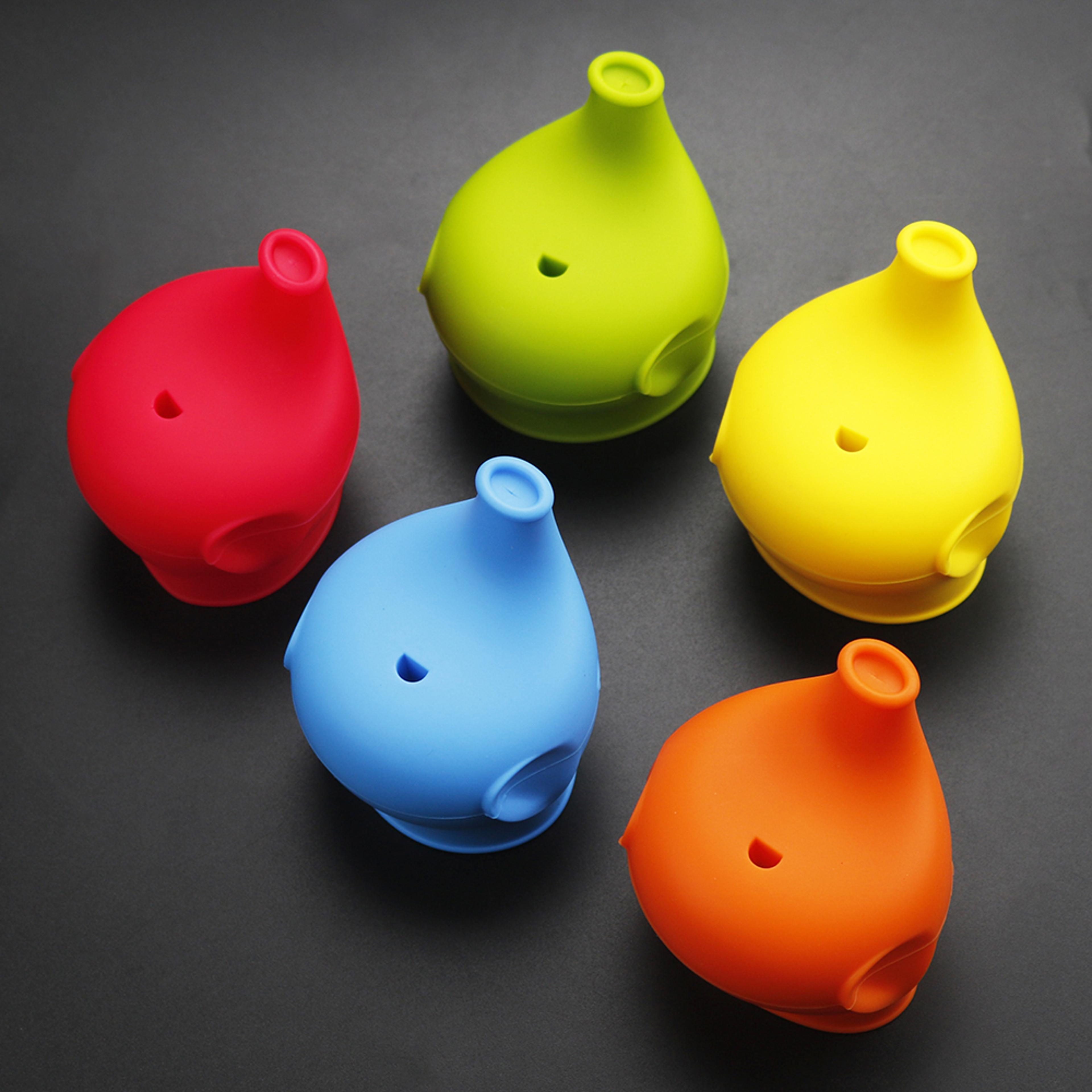 elephant silicone sippy cup lid spill proof training cup cover for toddlers