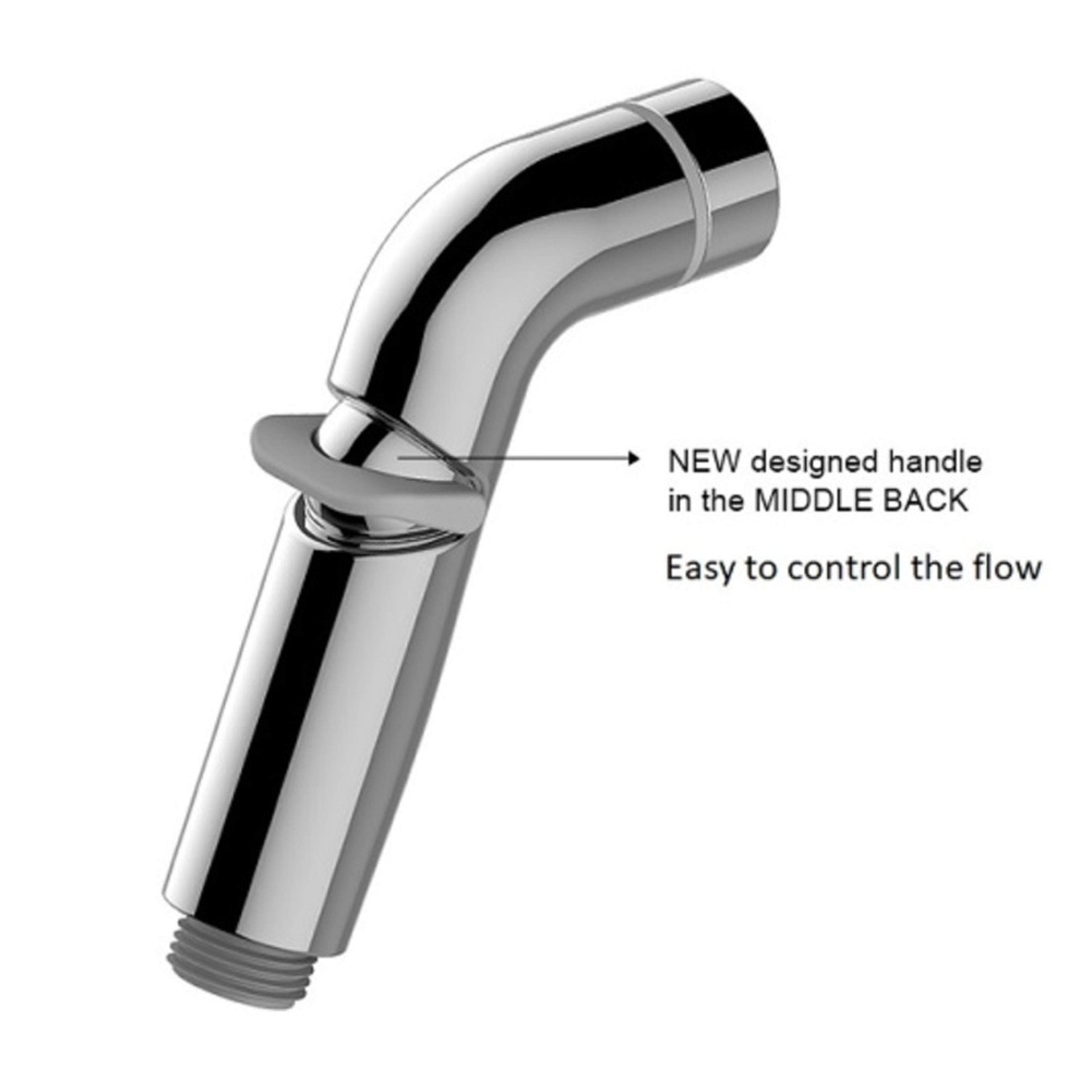 Adjustable Handheld Bidet Sprayer For Toilet With Easy Flow Control 4
