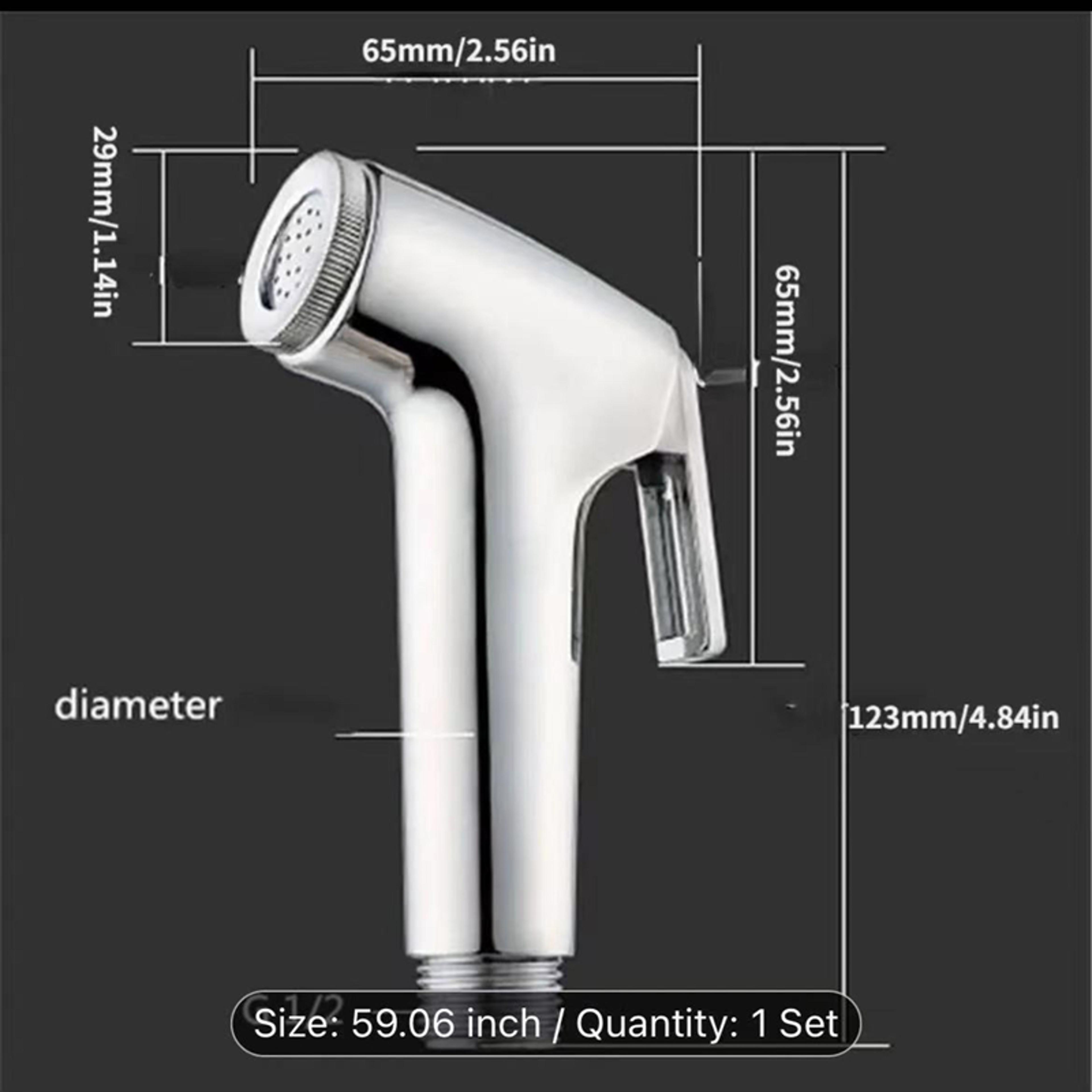 Stainless Steel Handheld Bidet Sprayer For Toilet With Shattaf Spray Head 1