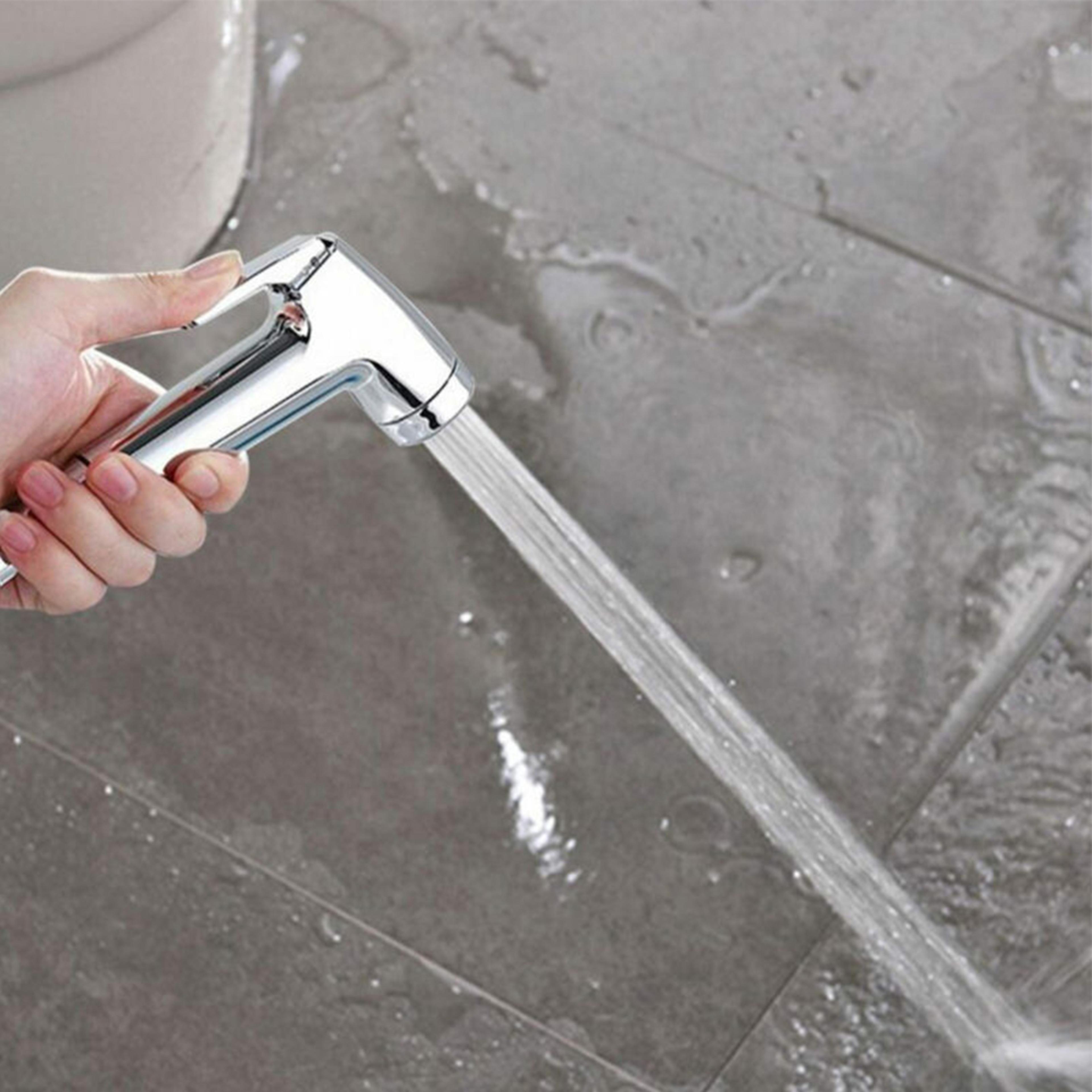 Multi Purpose Handheld Bidet Sprayer For Toilet  Cleaning Adjustable Pressure Kit 1