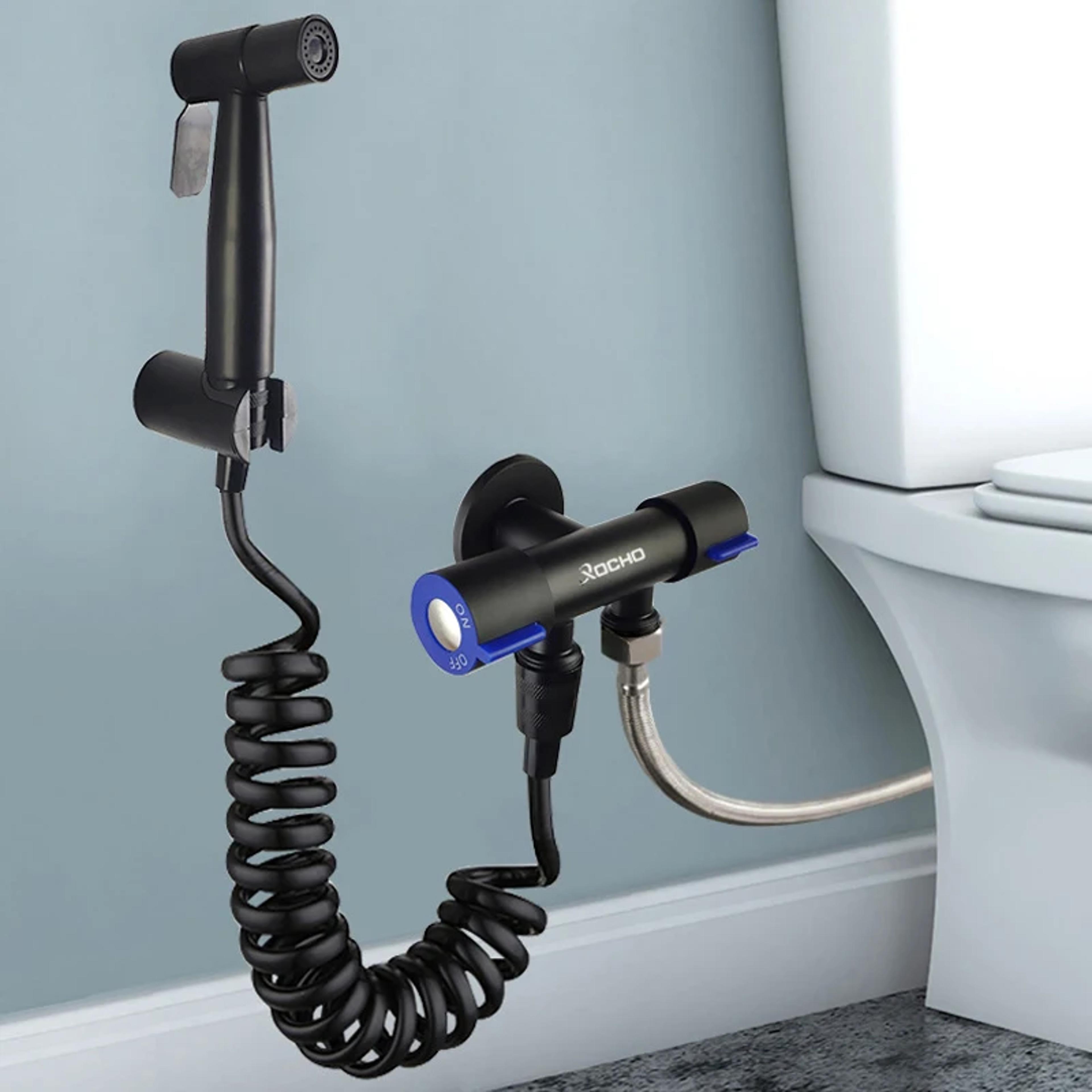 Dual Control Handheld Bidet Sprayer For Toilet Stainless Steel Toilet Bidet Sprayer 1