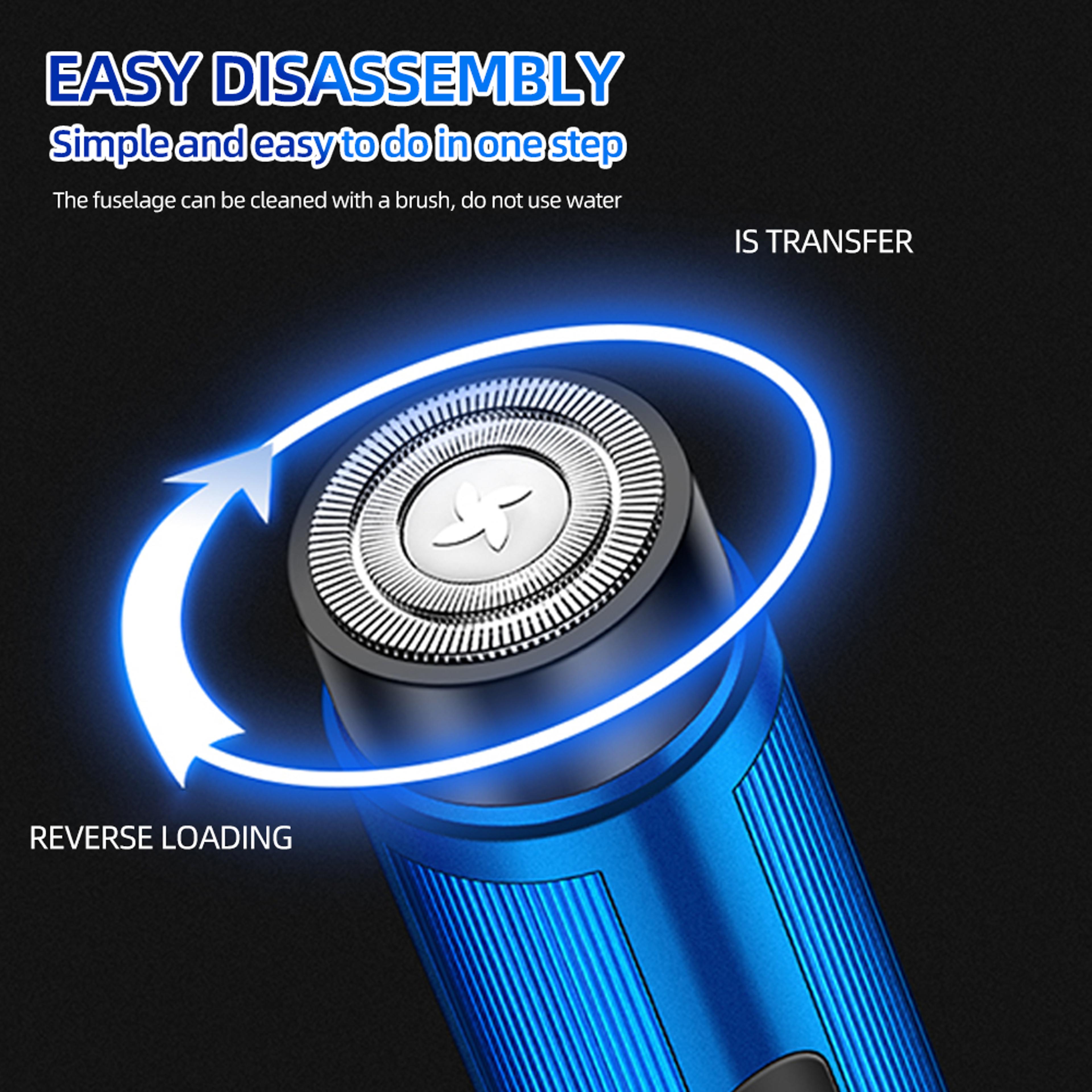 Mini Electric Shaver Portable Travel Razor USB Rechargeable Pocket Shaver 2