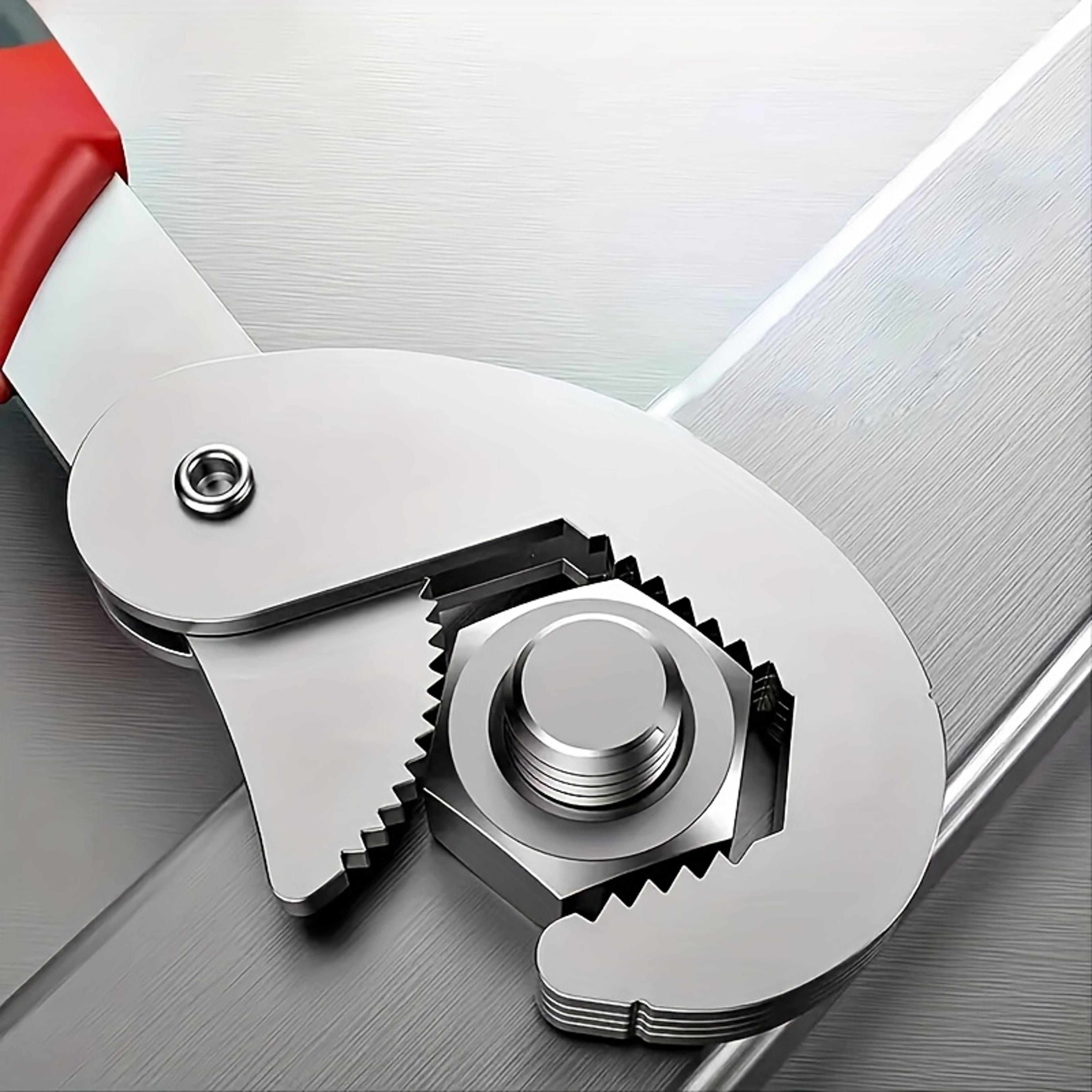 Universal Adjustable Wrench With Quick Grip Handle 4