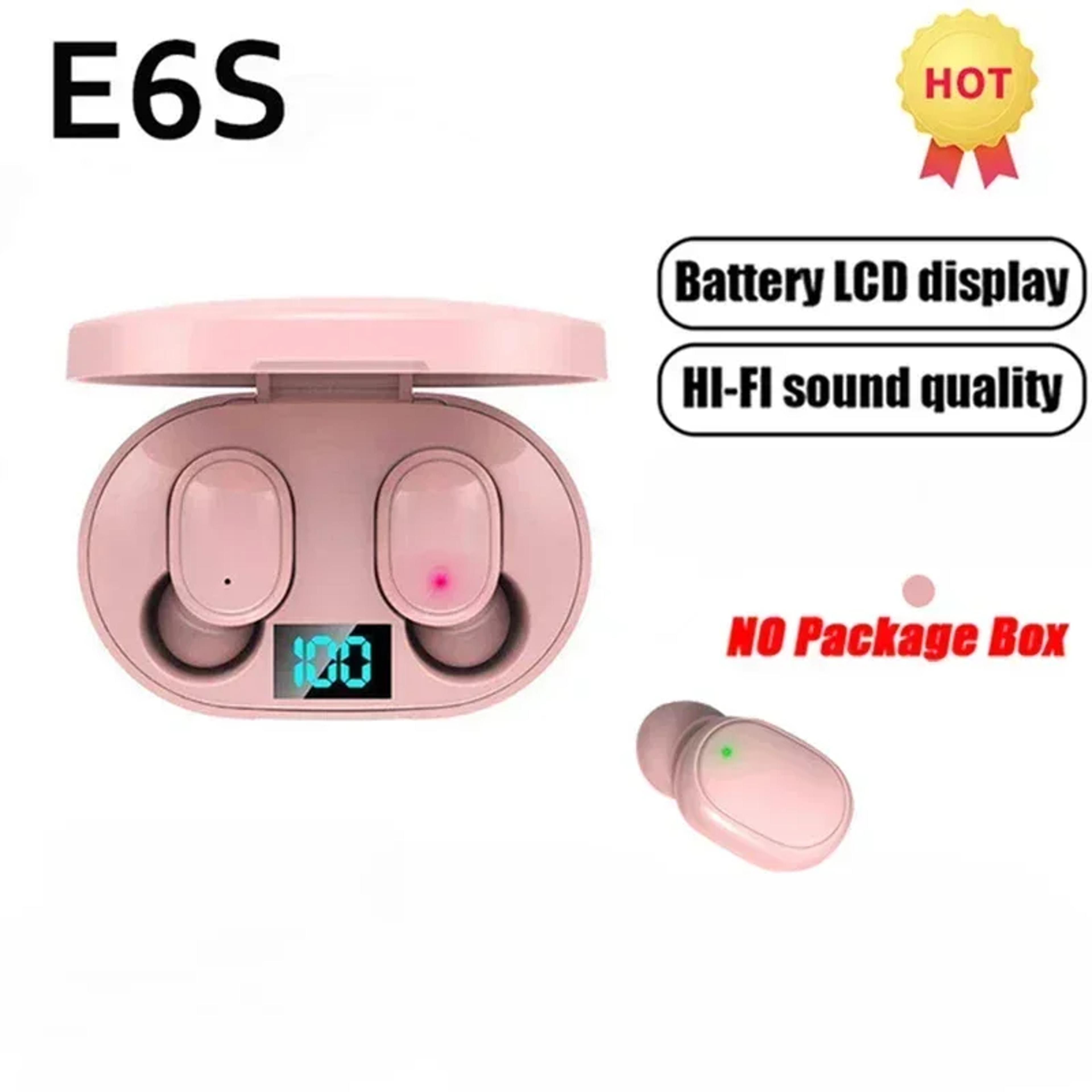 E6S Wireless Earbuds With LED Display Case And Mic 5