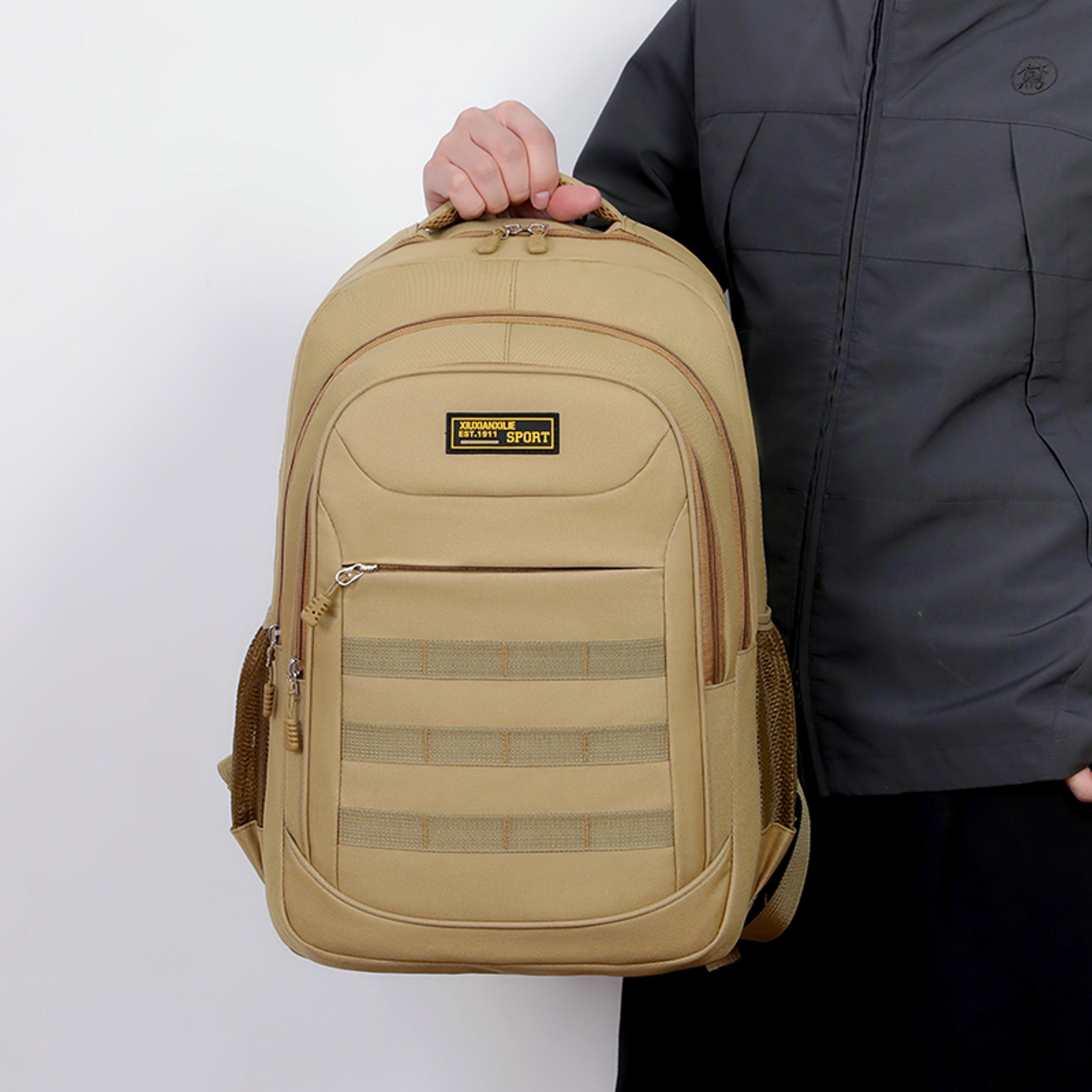 Durable Multi Purpose Laptop Backpack With Safety Compartment Large Capacity Travel Backpack For Me 3