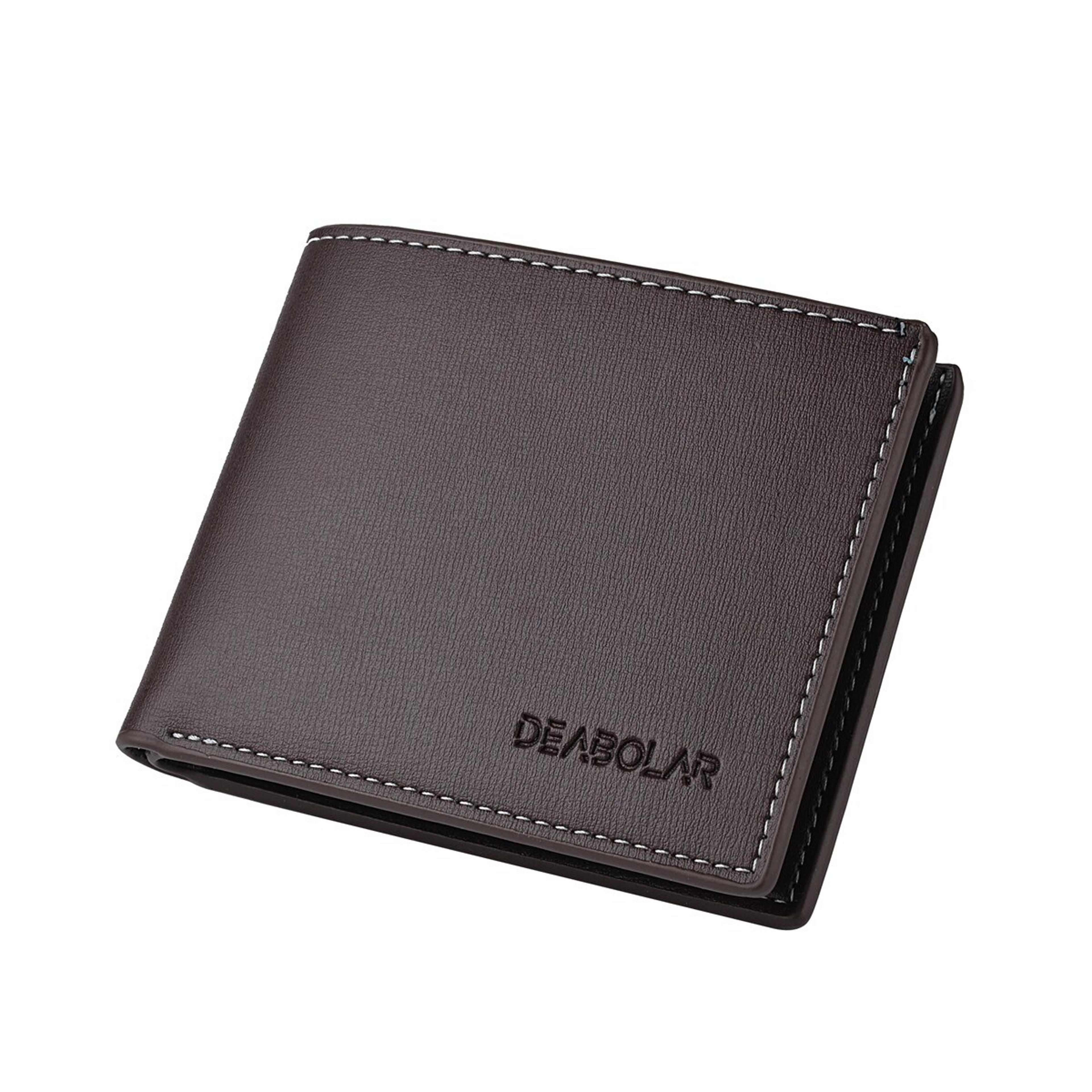 Slim PU Leather Wallet For Men Compact Durable And Stylish Credit Card Holder 5