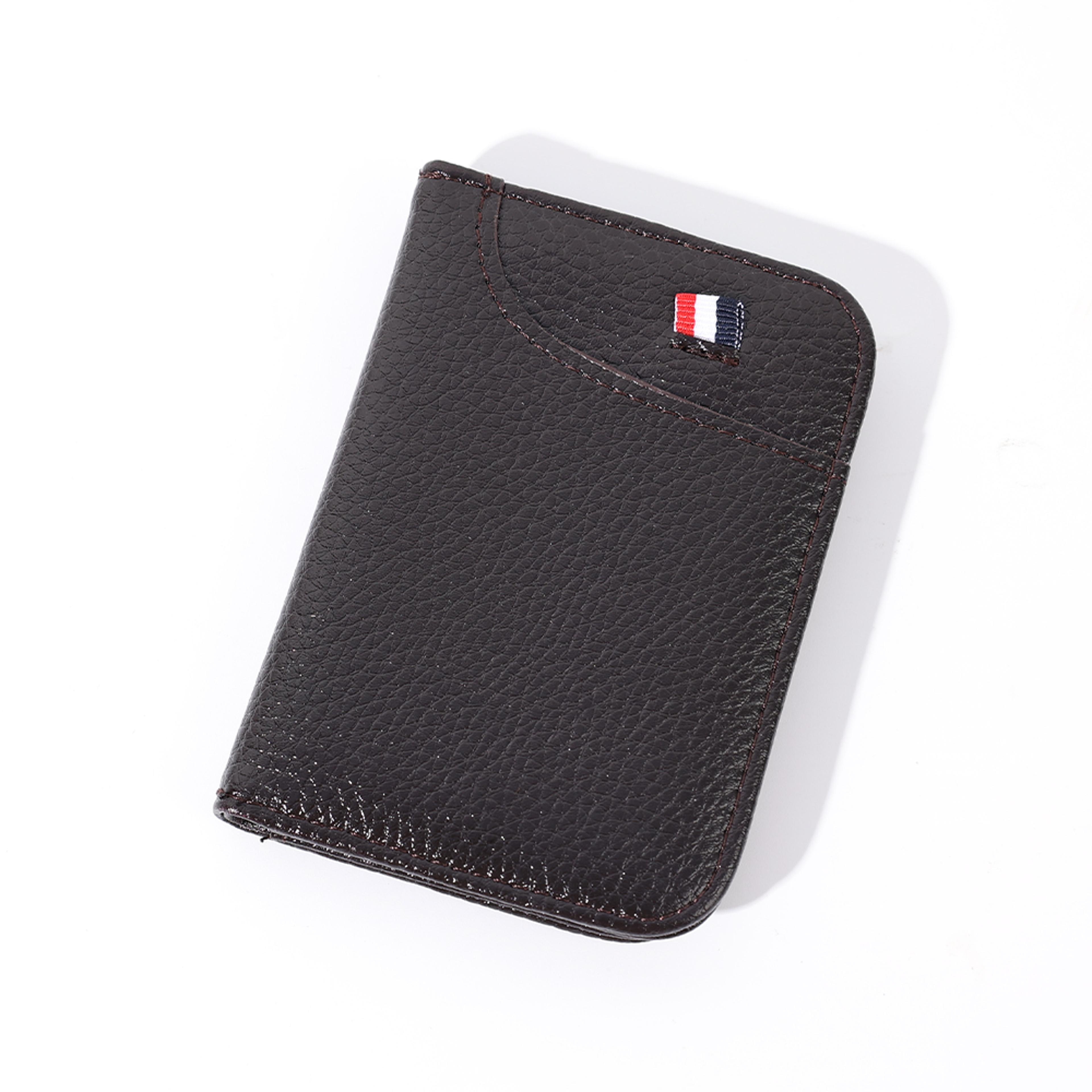 Slim PU Leather Credit Card Wallet For Men Compact Durable  Stylish 3