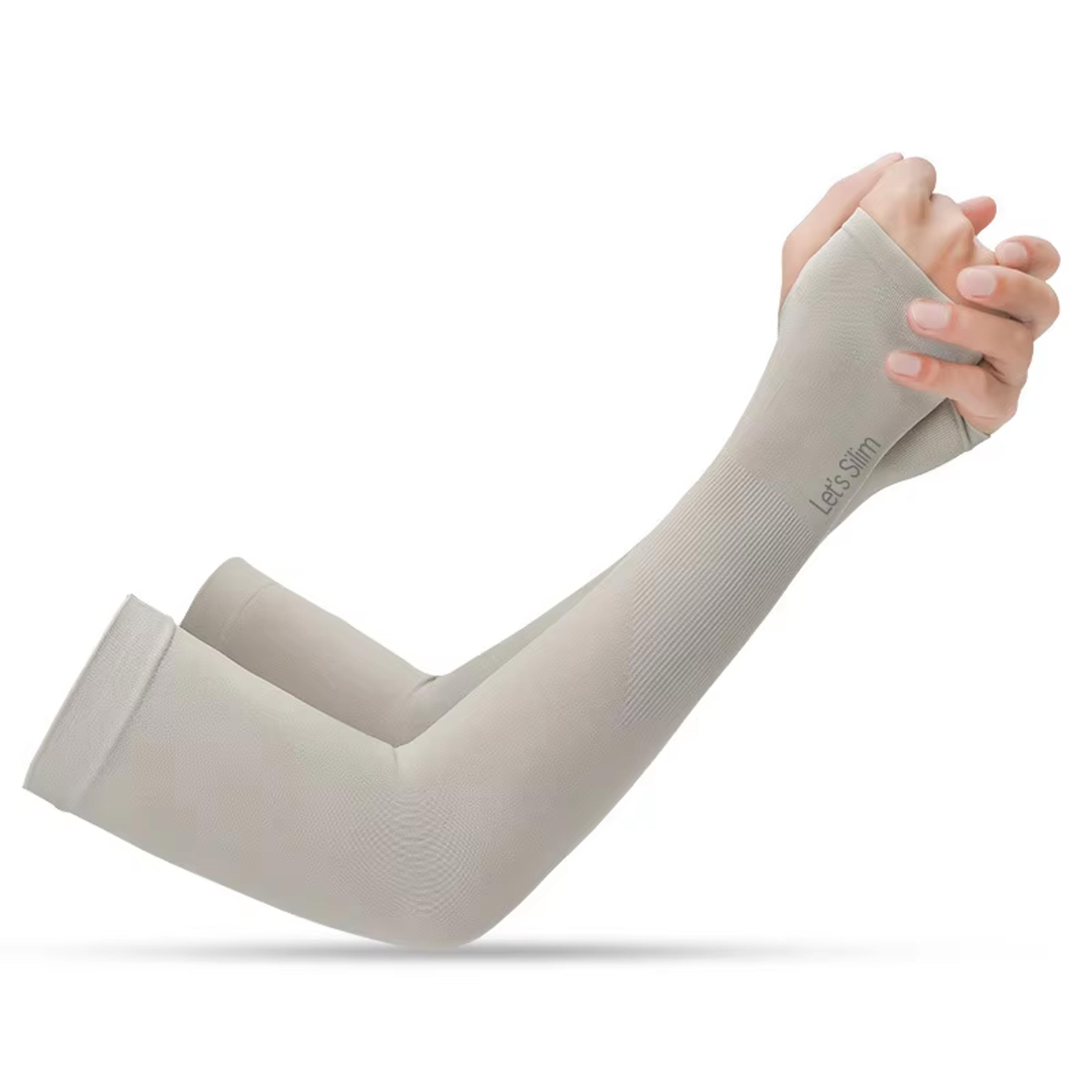 SunGuard UV Arm Sleeves With Fingerless Cooling Fit 7