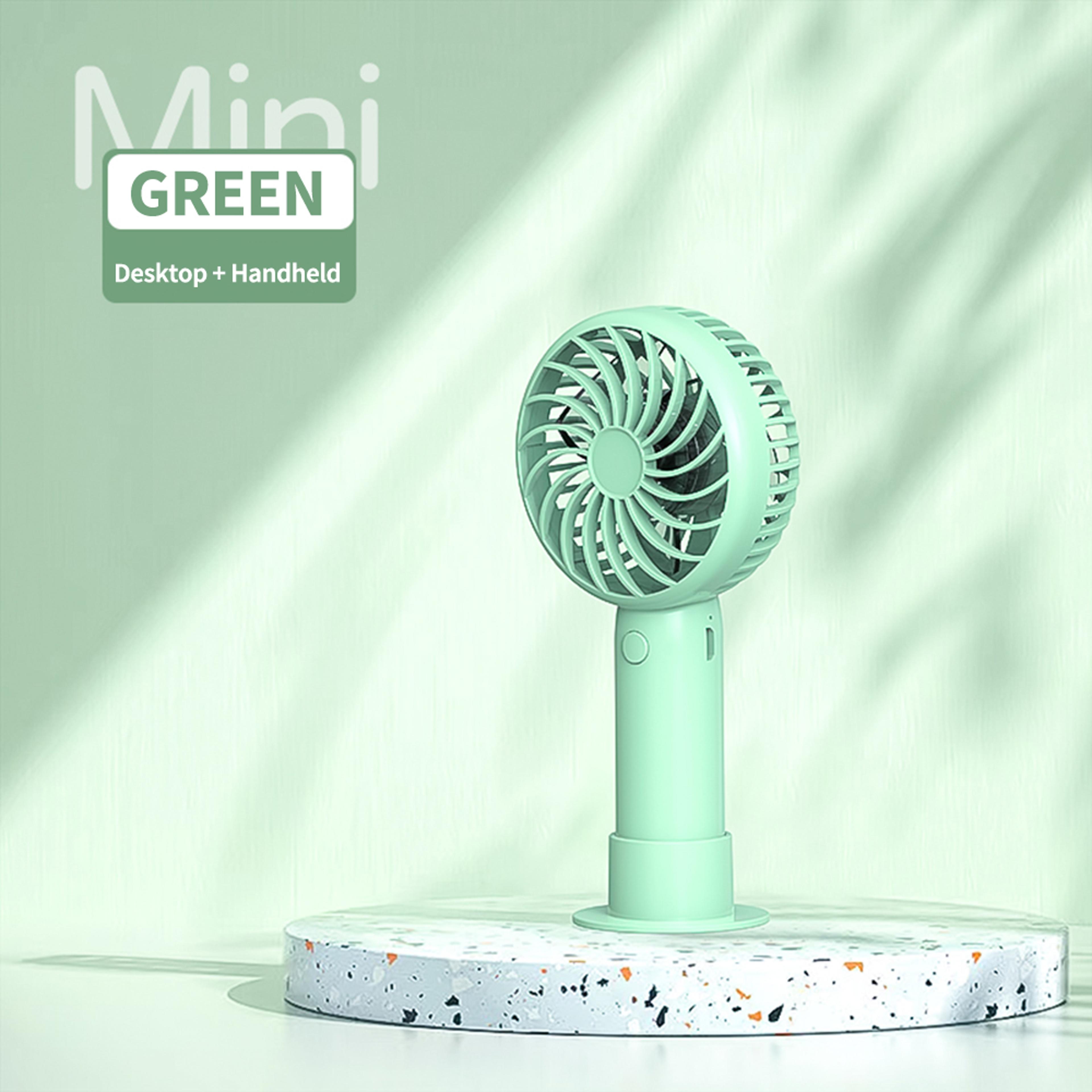 Mini Portable Handheld Fan USB Rechargeable Quiet Travel Fan 4