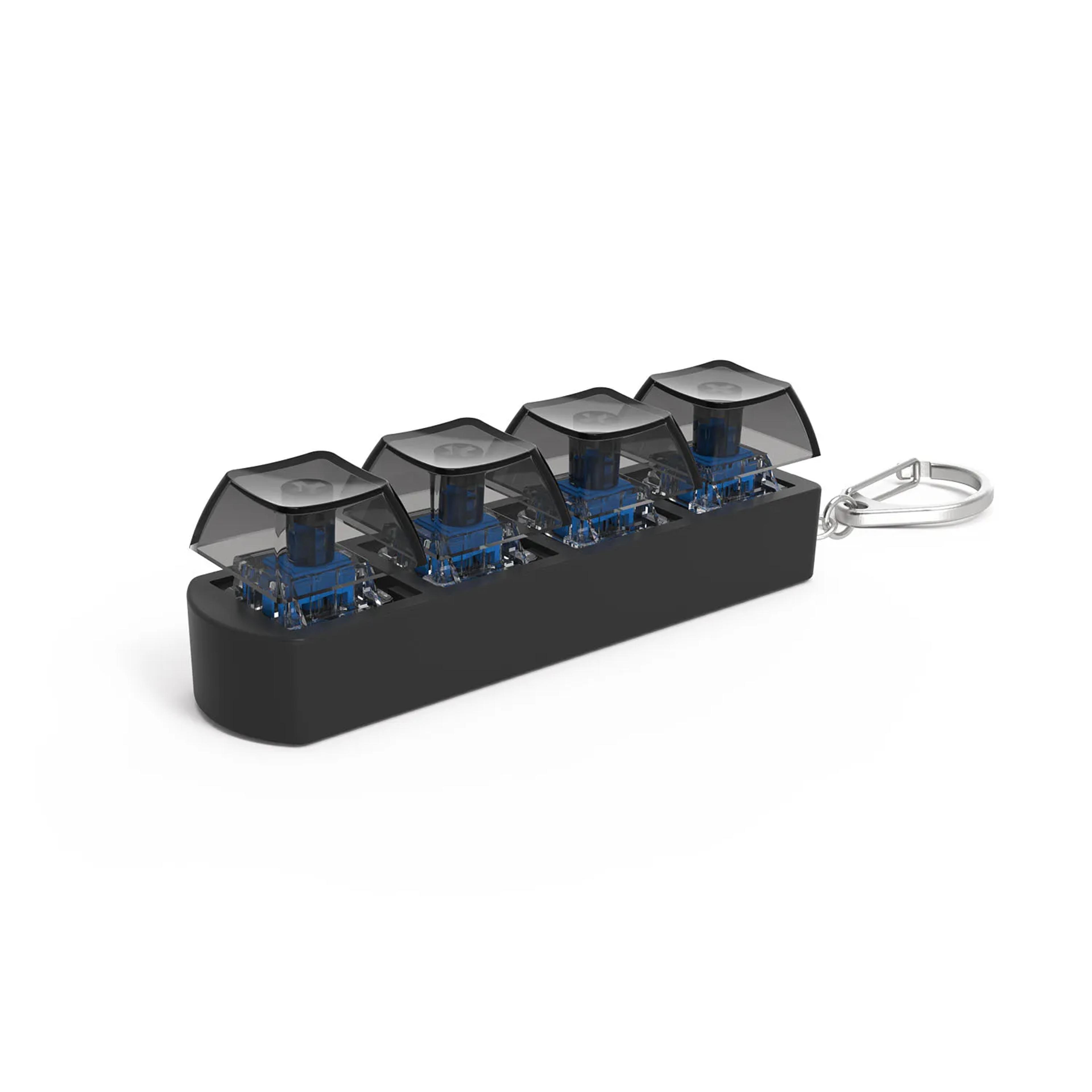 mechanical keyboard fidget keychain for stress relief