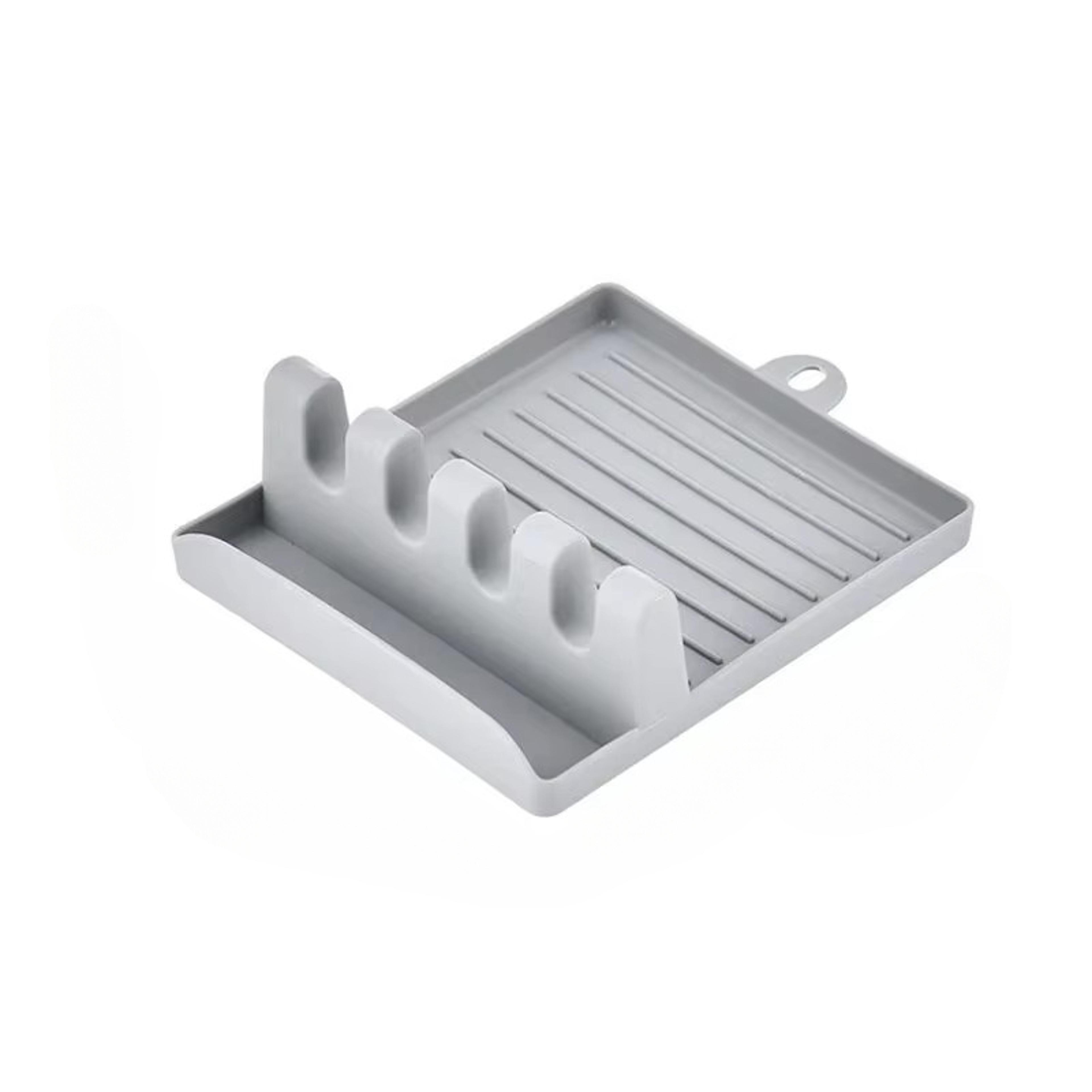 mess free kitchen utensil holder and pot lid rest