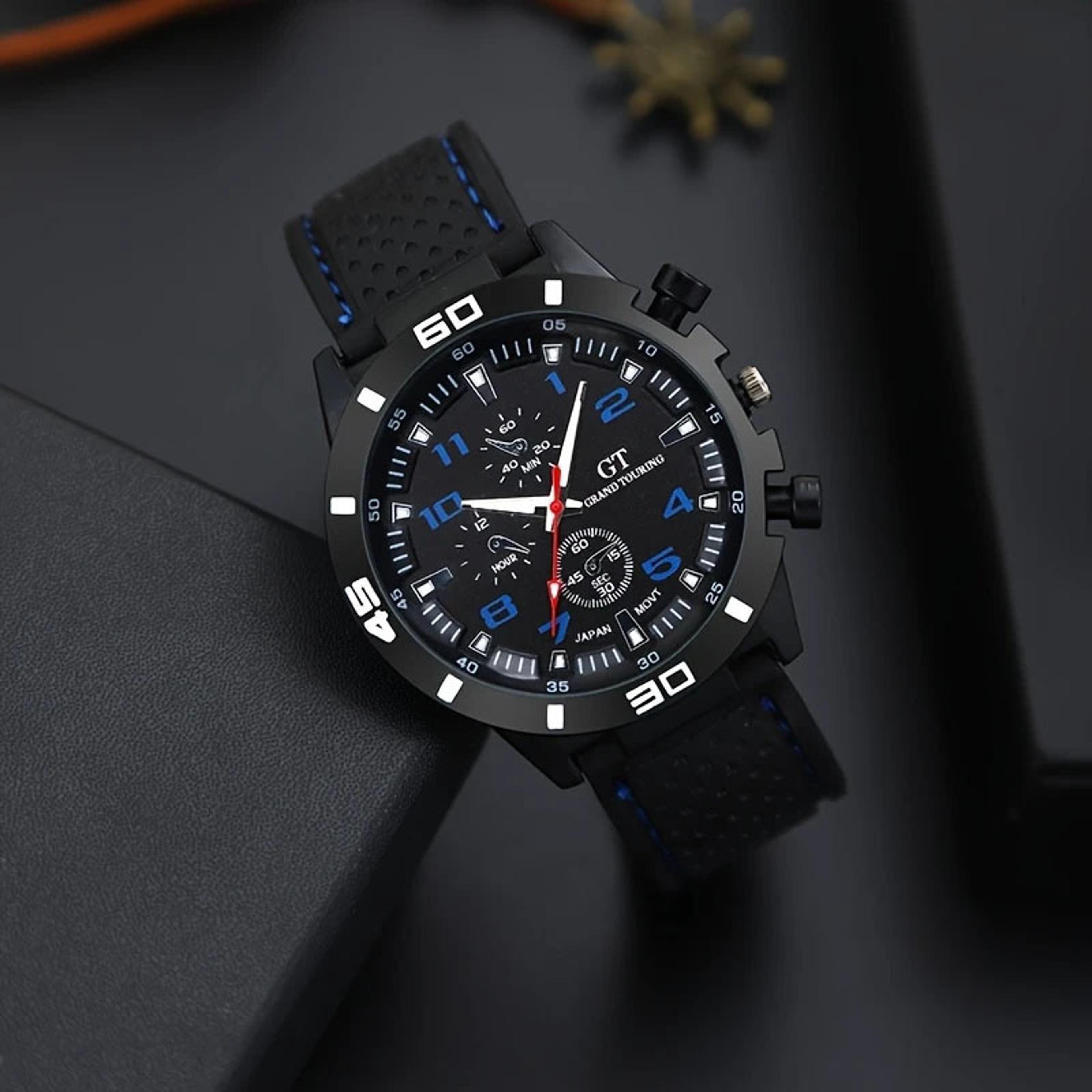 Mens Quartz Watch Gift Set Stylish Christmas Gift For Men 1