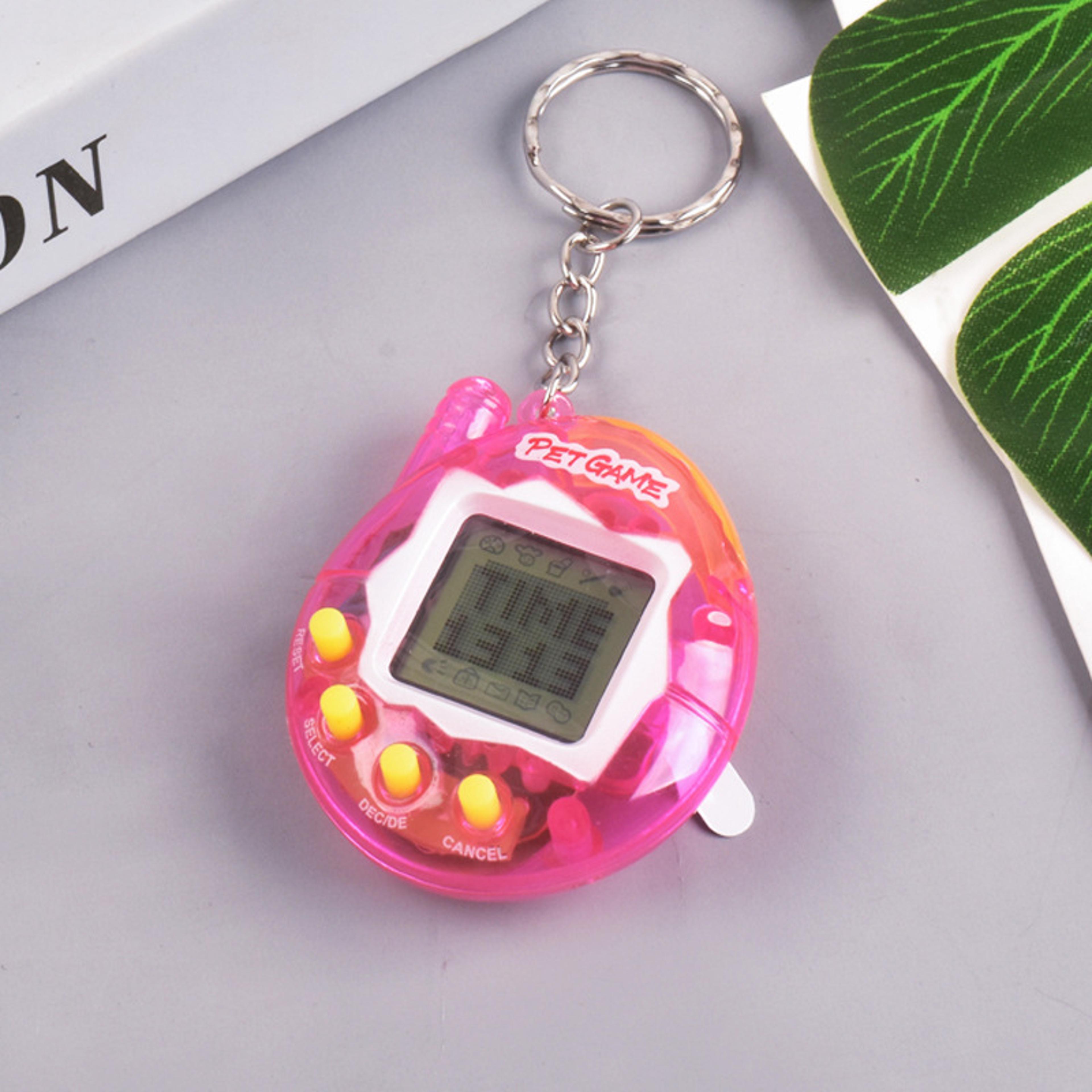 Transparent Virtual Pet Toy Digital Pixel Keychain Game 5