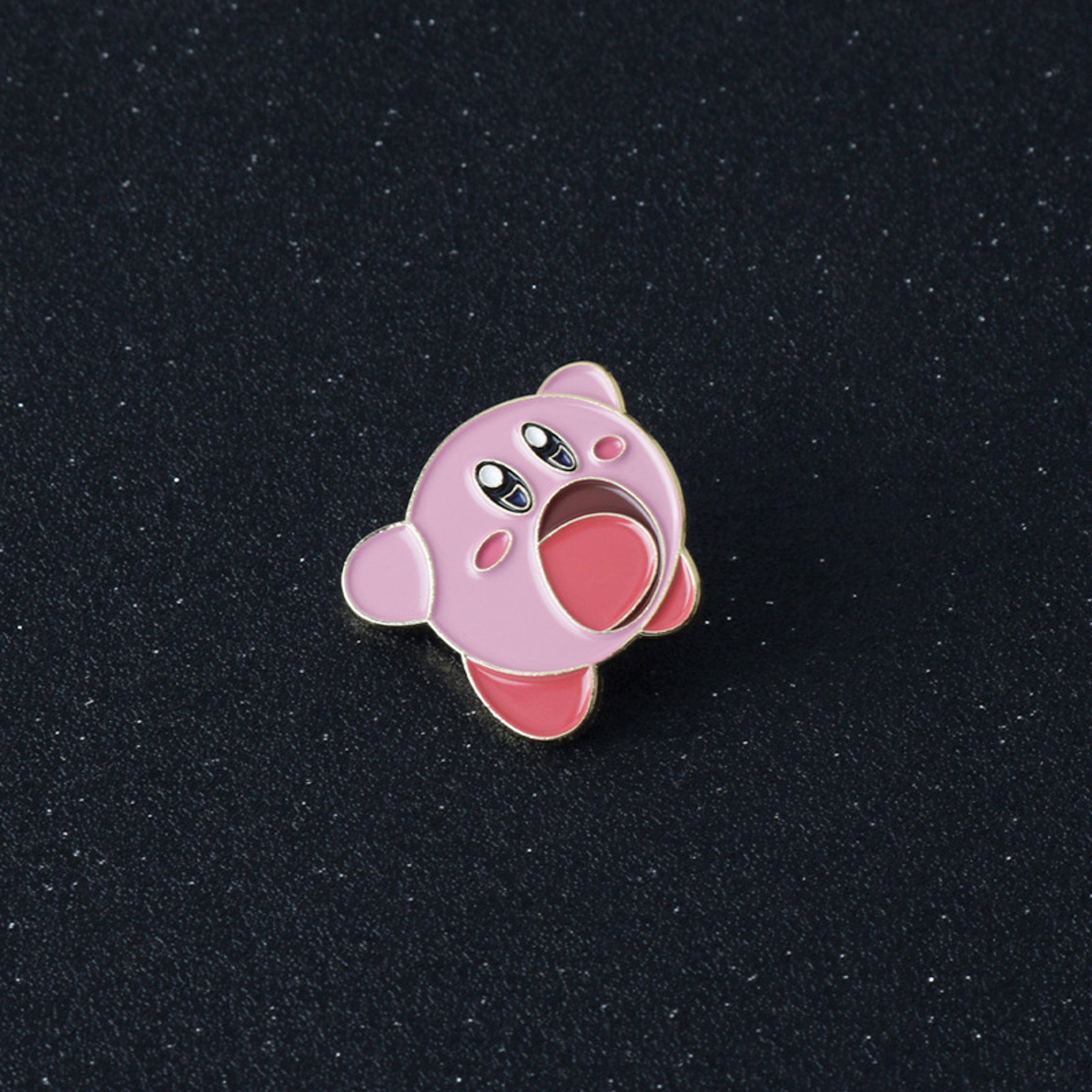 kirby enamel pin cute anime backpack badge and kawaii brooch gift