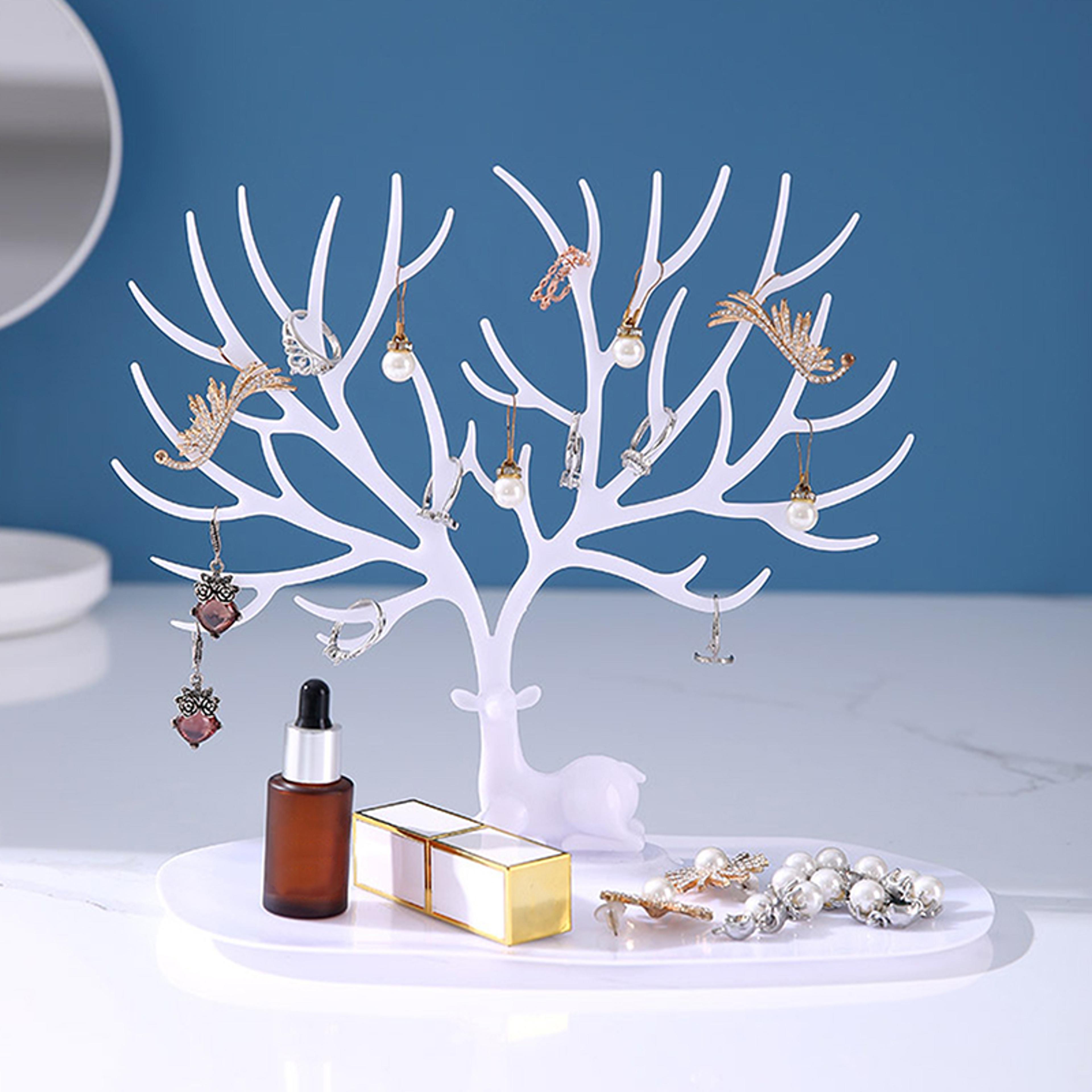 Elegant Jewelry Display Stand Organizer For Necklaces Earrings  Rings 5