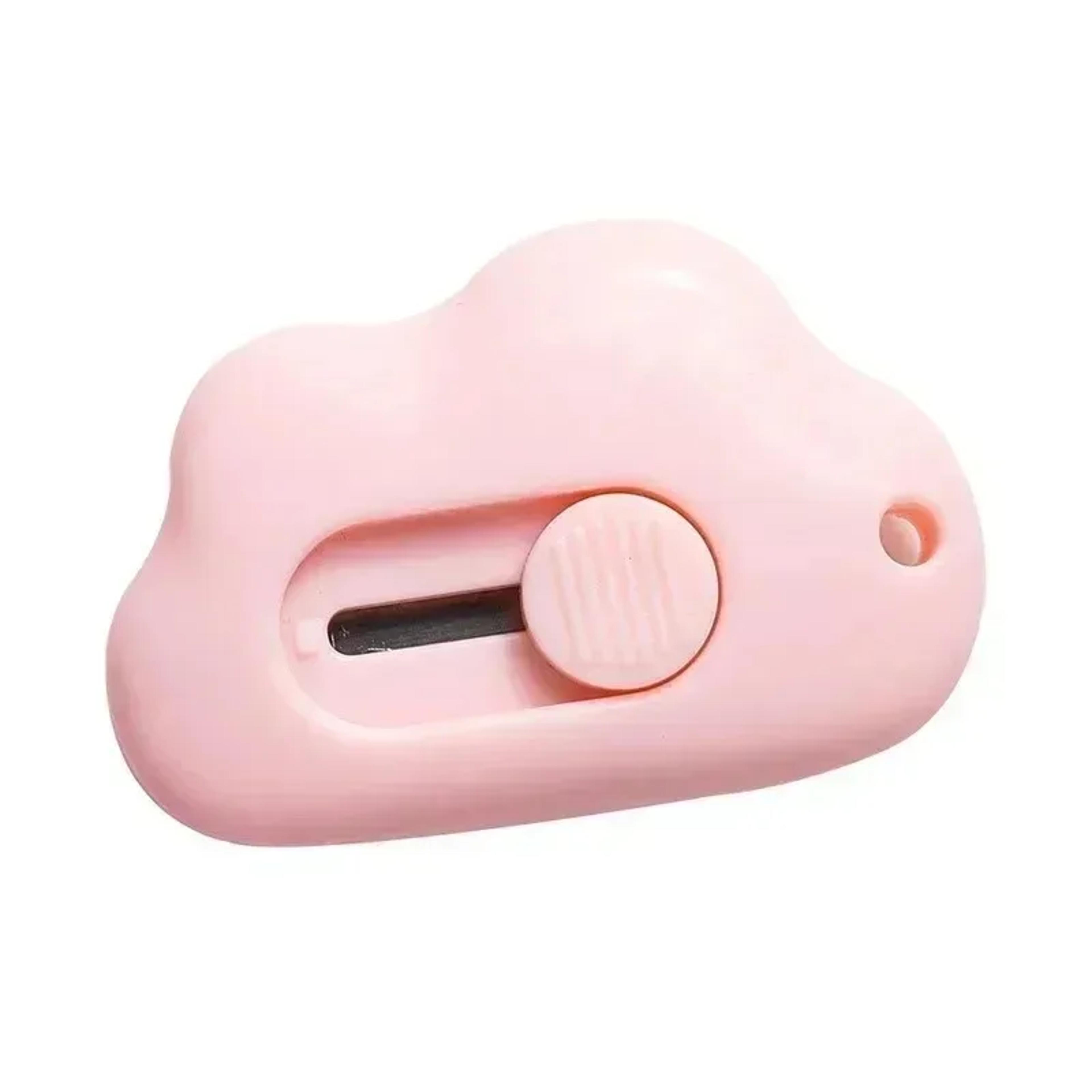Cute Rabbit Cloud Mini Paper Cutter Portable Retractable Craft Knife 1
