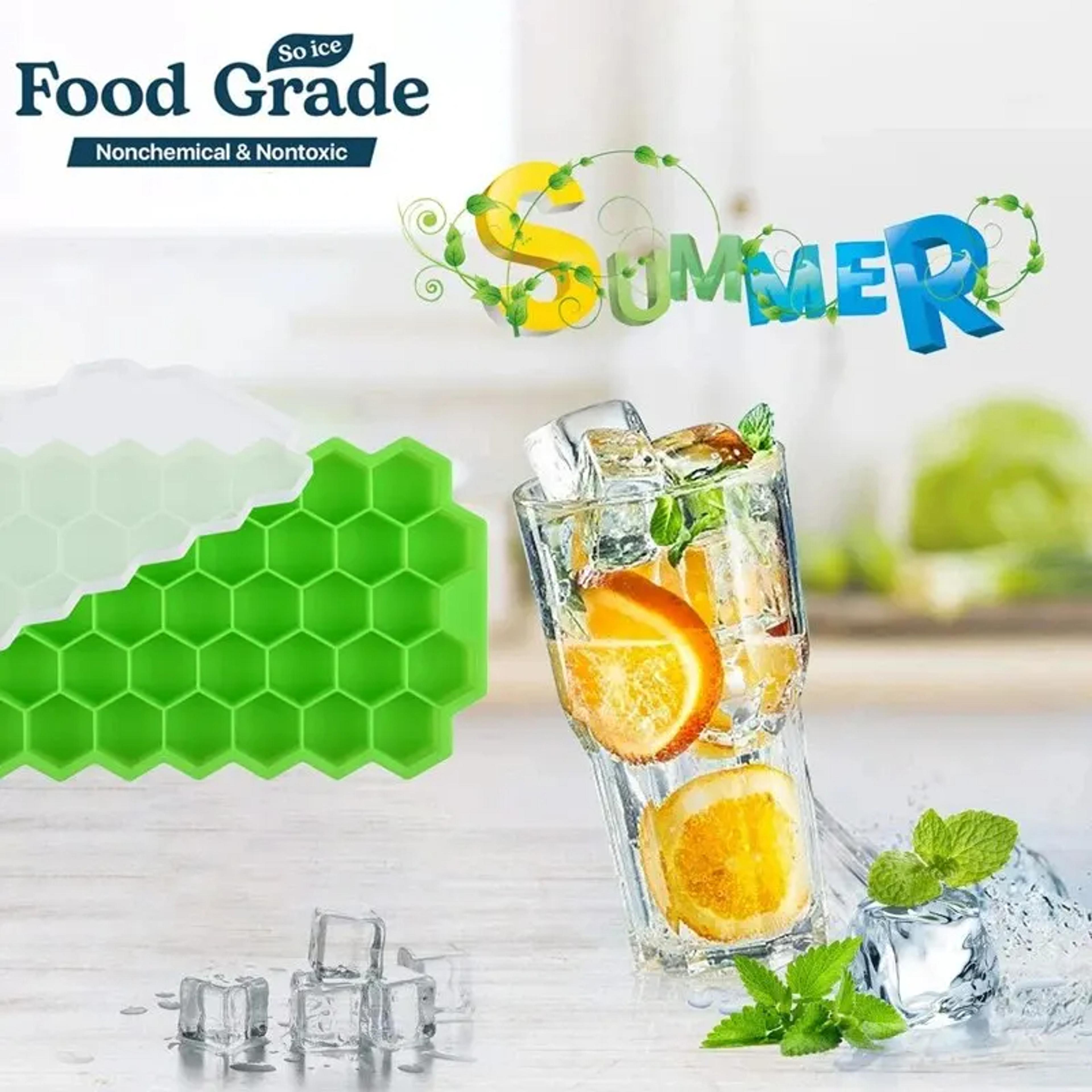 Honeycomb Silicone Ice Cube Tray Grid DIY Ice Mold 2