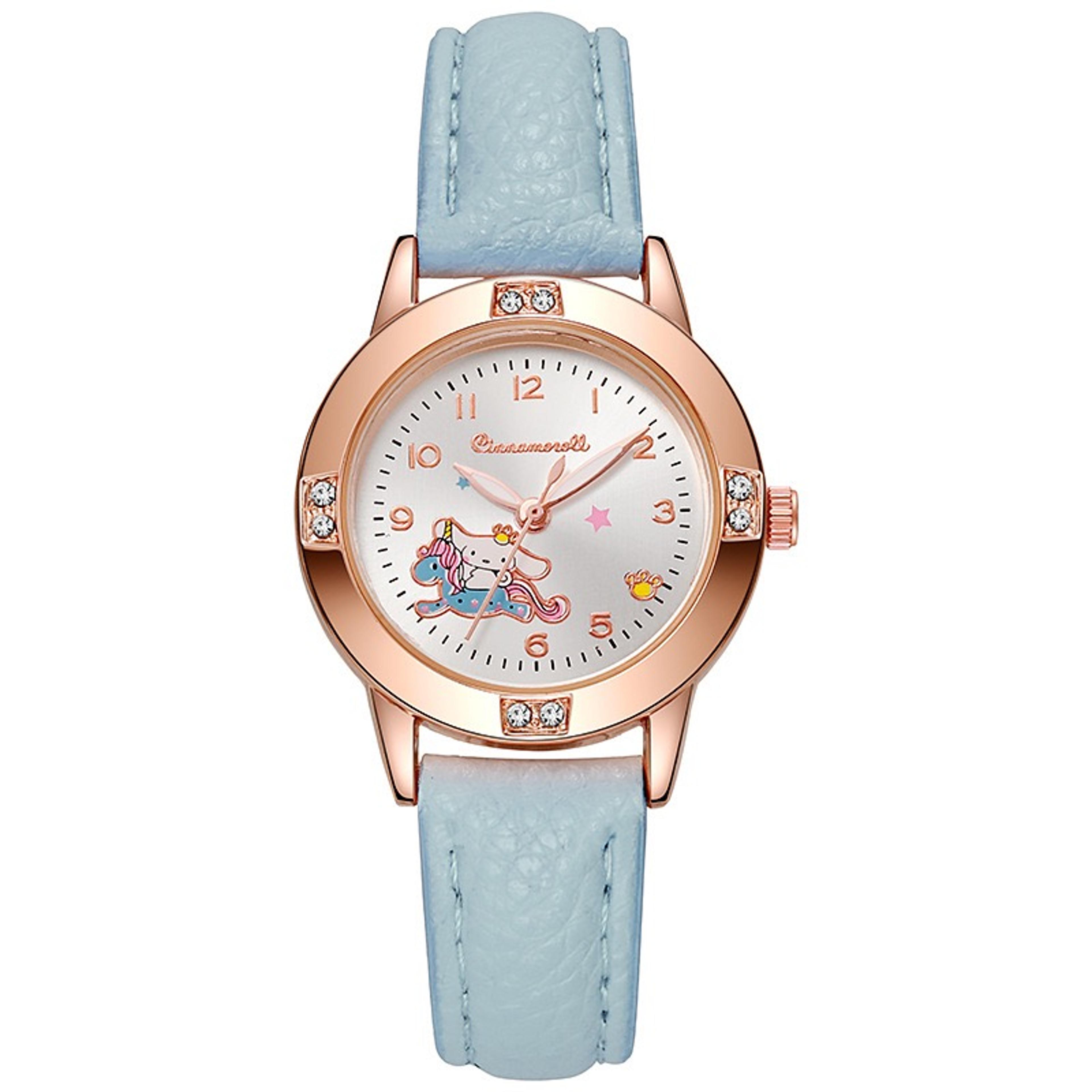 Sanrio Watch For Women Rose Gold Hello Kitty Kuromi Quartz Watch 7