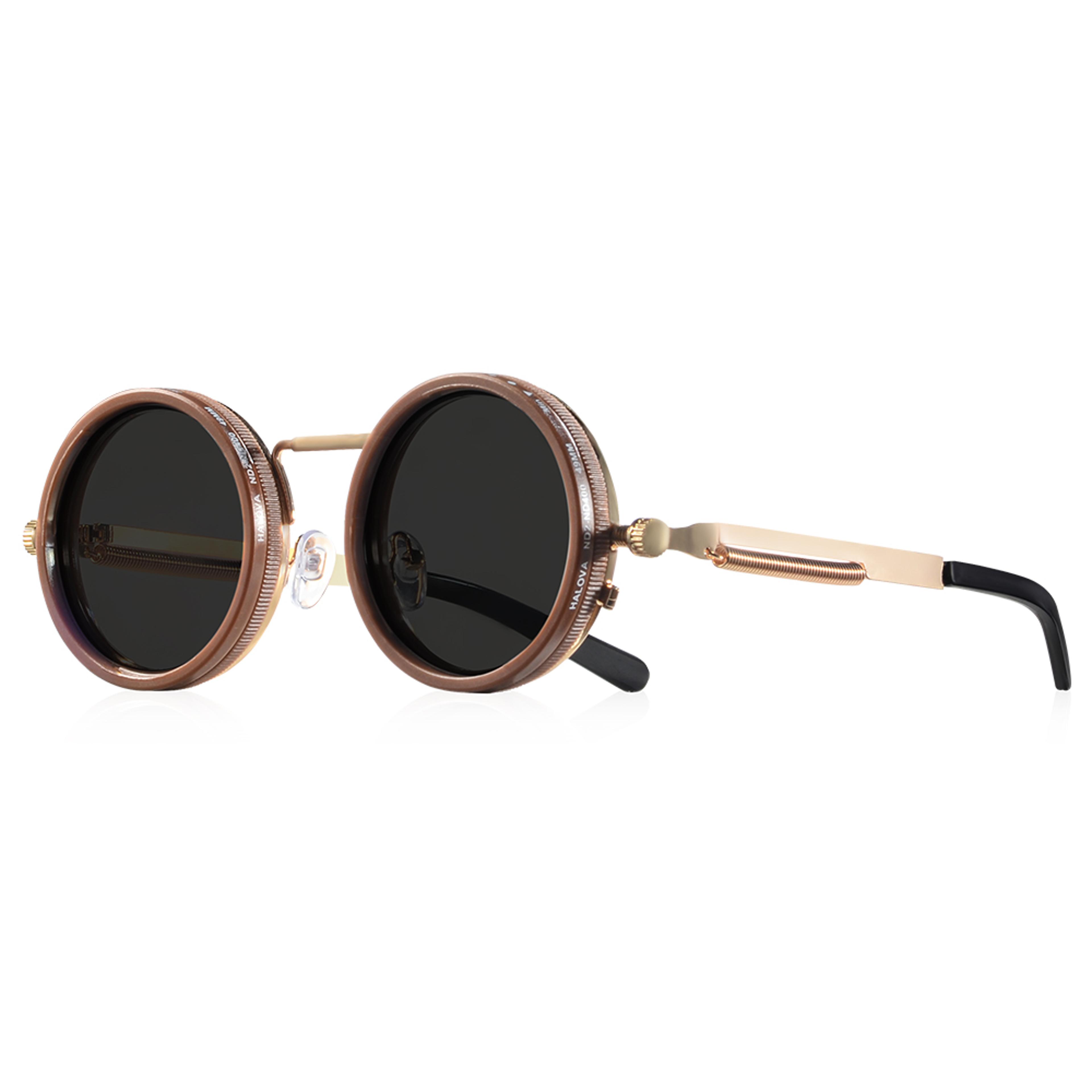Adjustable Tint Polarized Round Sunglasses With Protection 5
