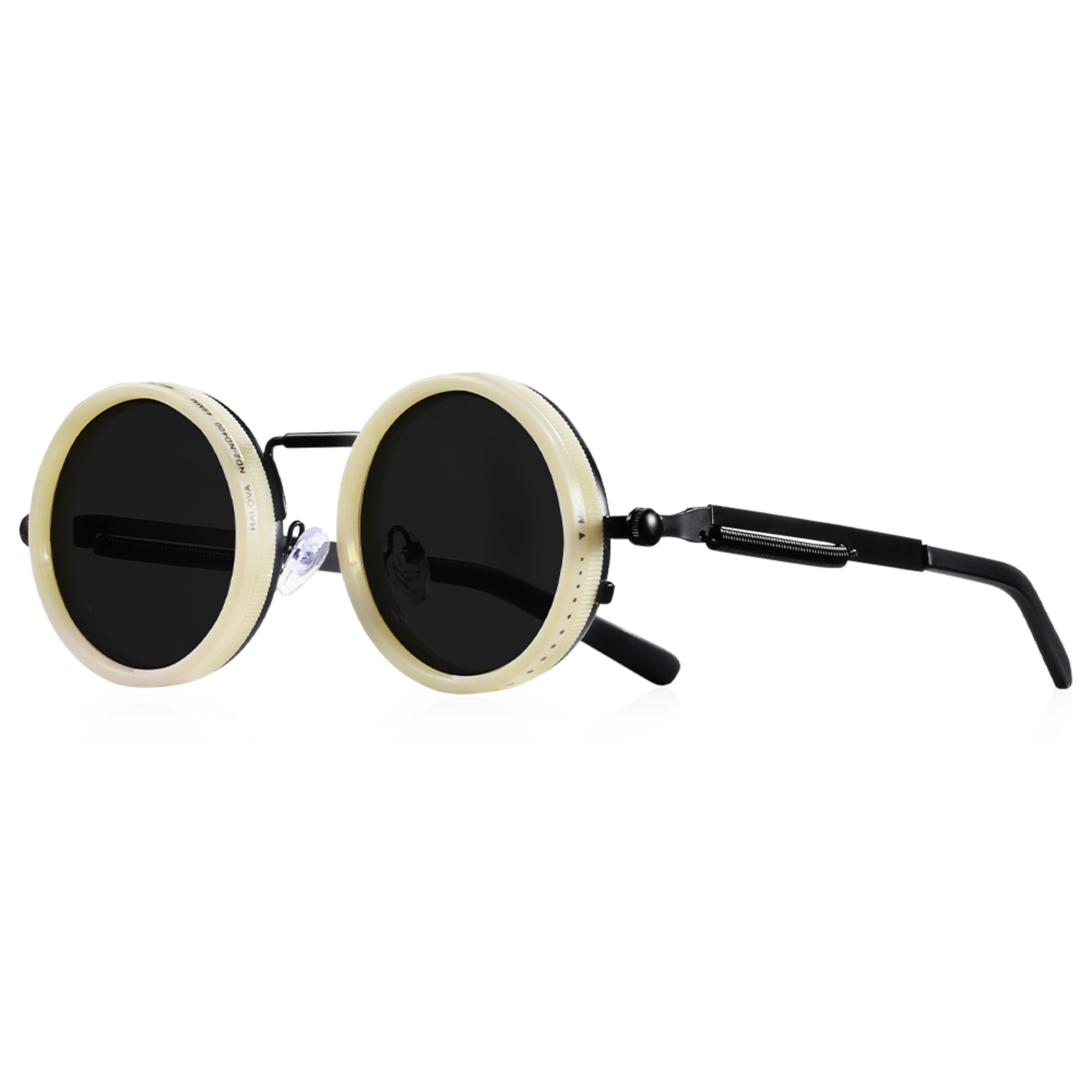 Adjustable Tint Polarized Round Sunglasses With Protection 6