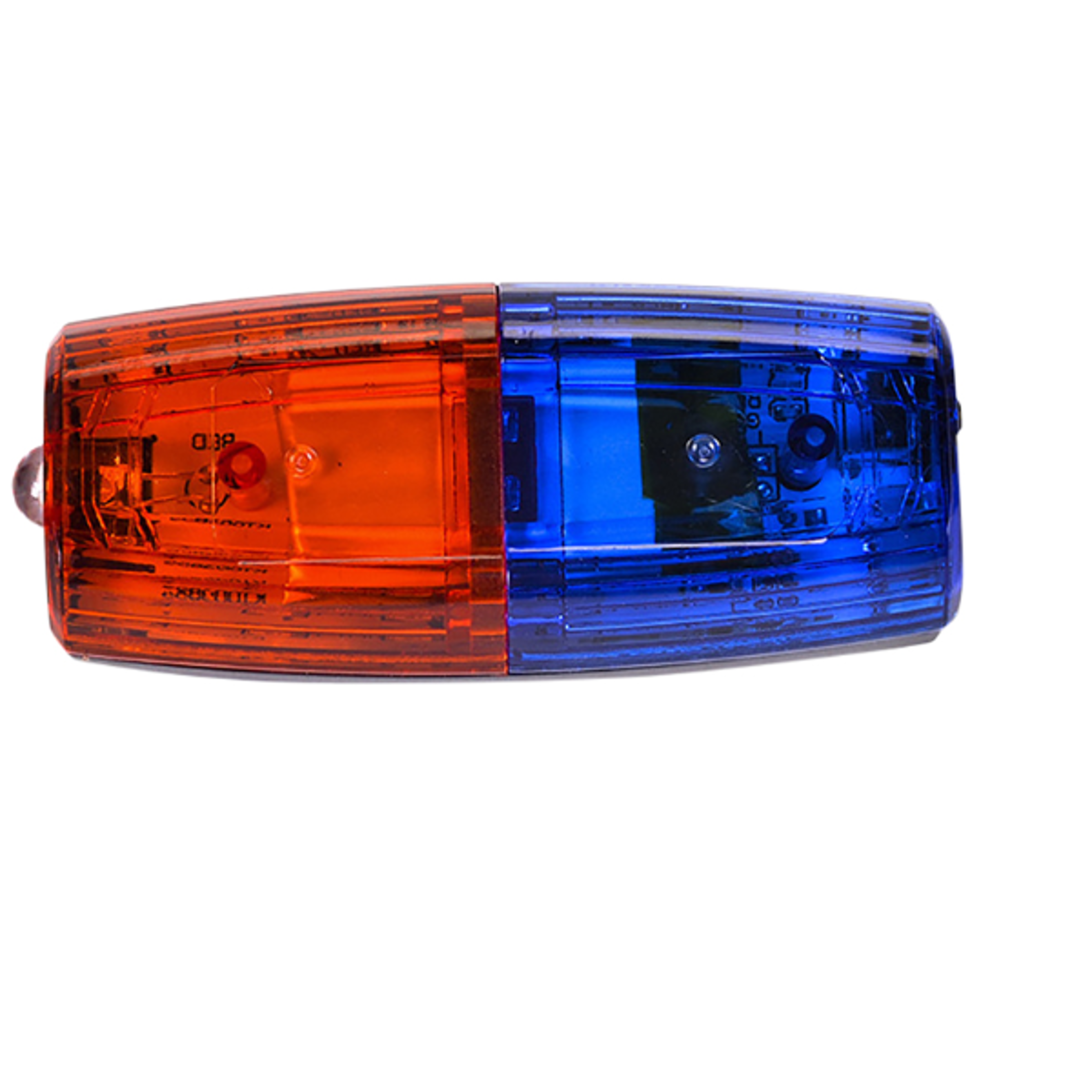 usb rechargeable led red blue emergency shoulder light for bikes