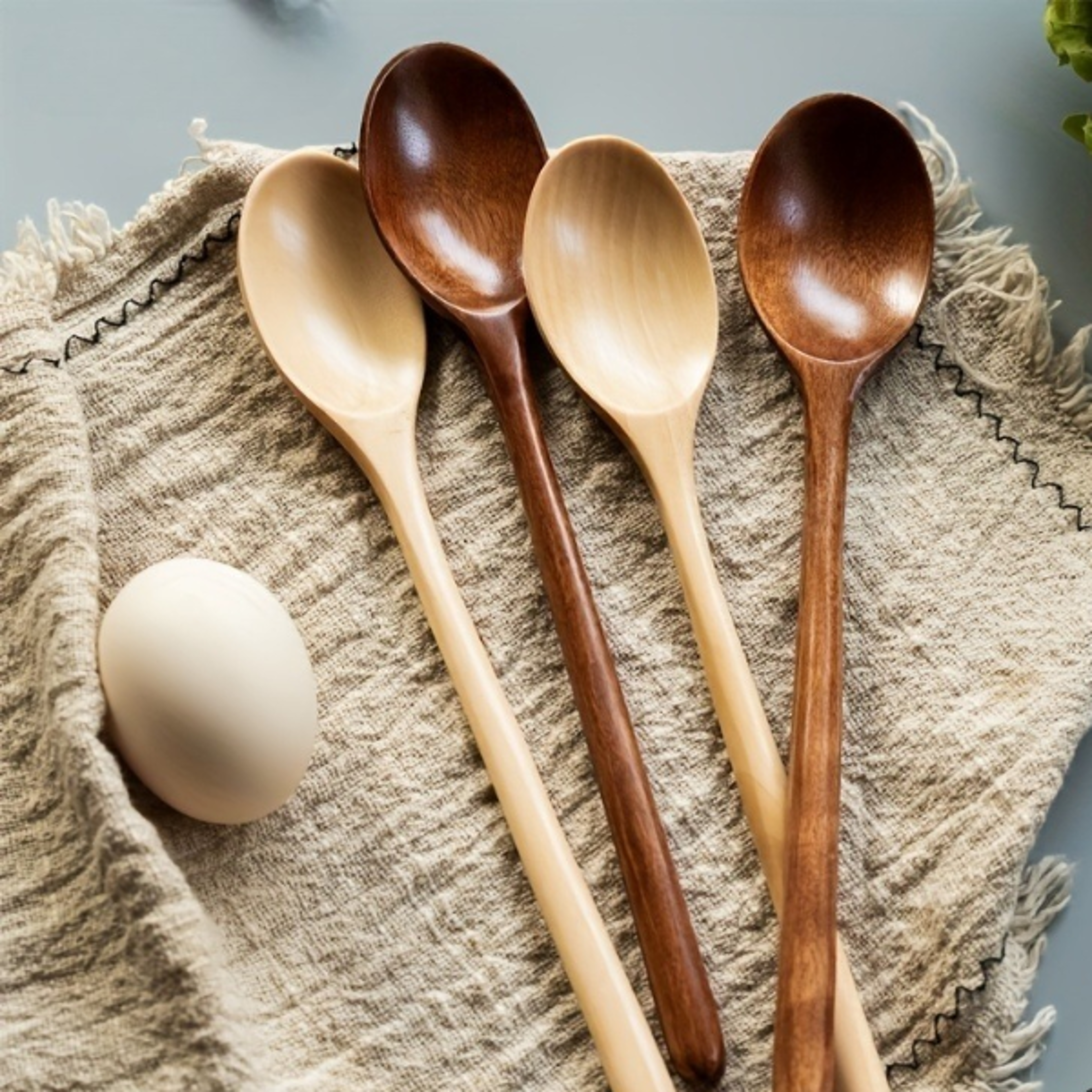 wooden spoon set korean style natural wood spoons for soup coffee and honey
