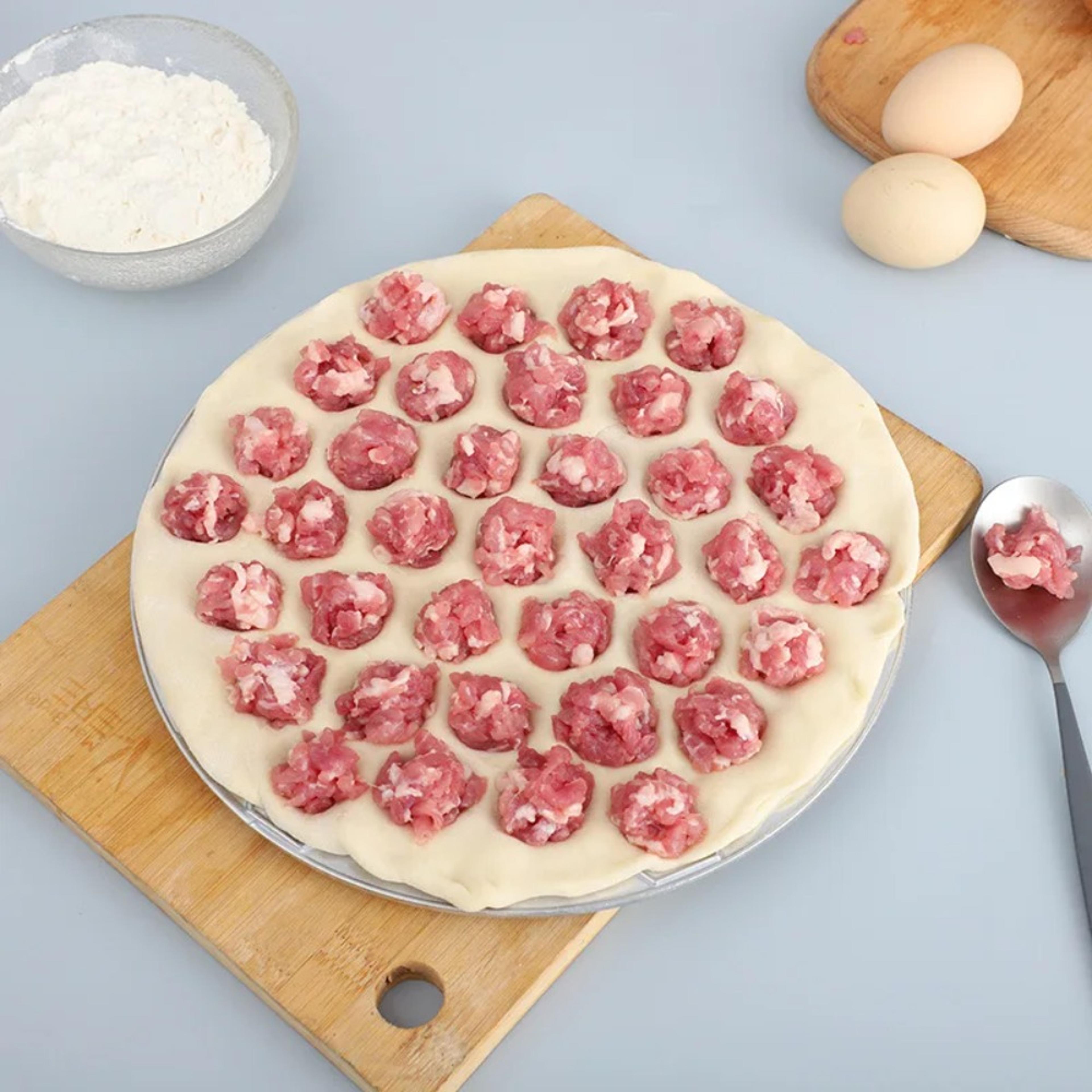 hole dumpling maker & ravioli mold for perfect homemade dumplings
