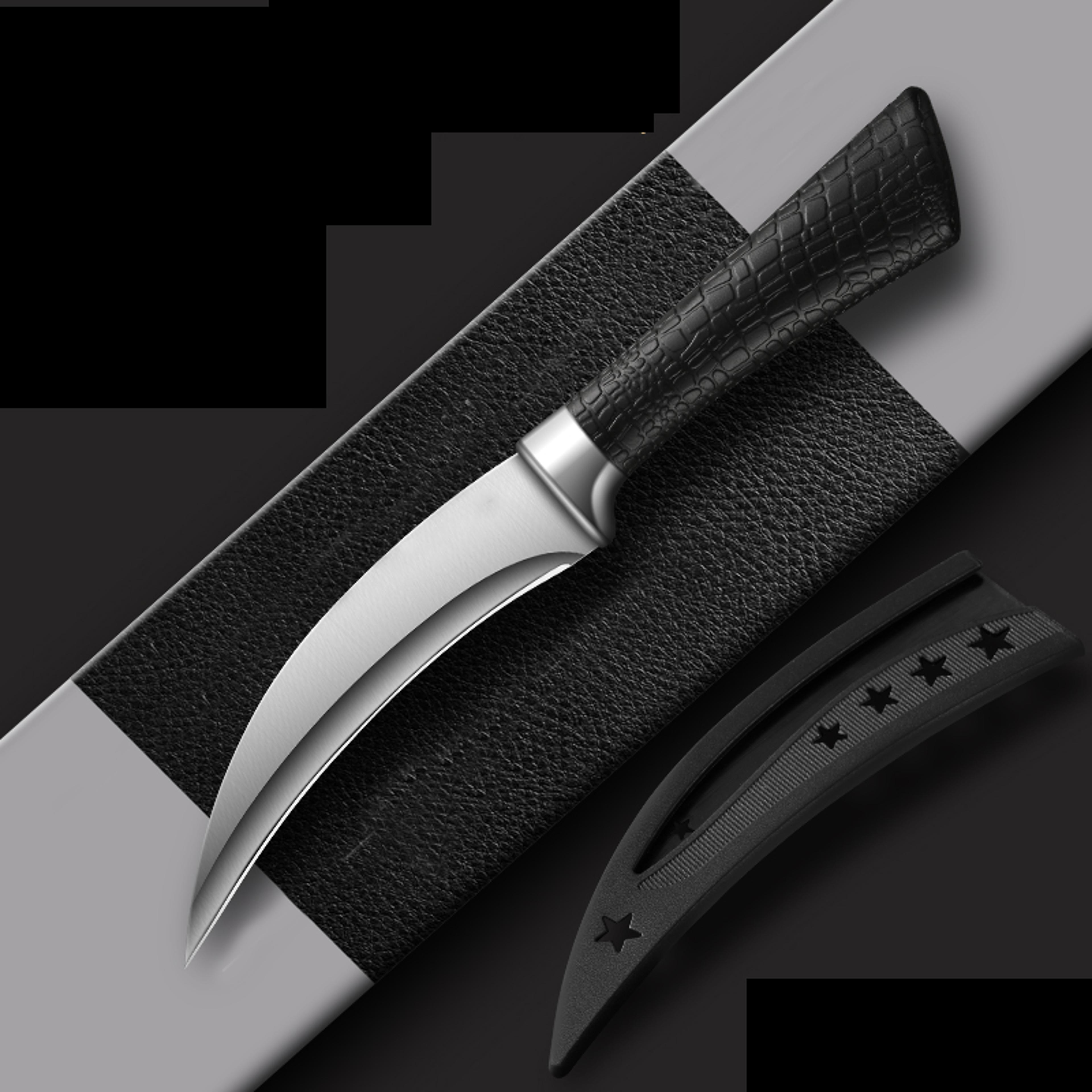 Premium Stainless Steel Boning Knife  Butcher Knife For Meat Cutting And Slaughter Heavy Duty Butch 5