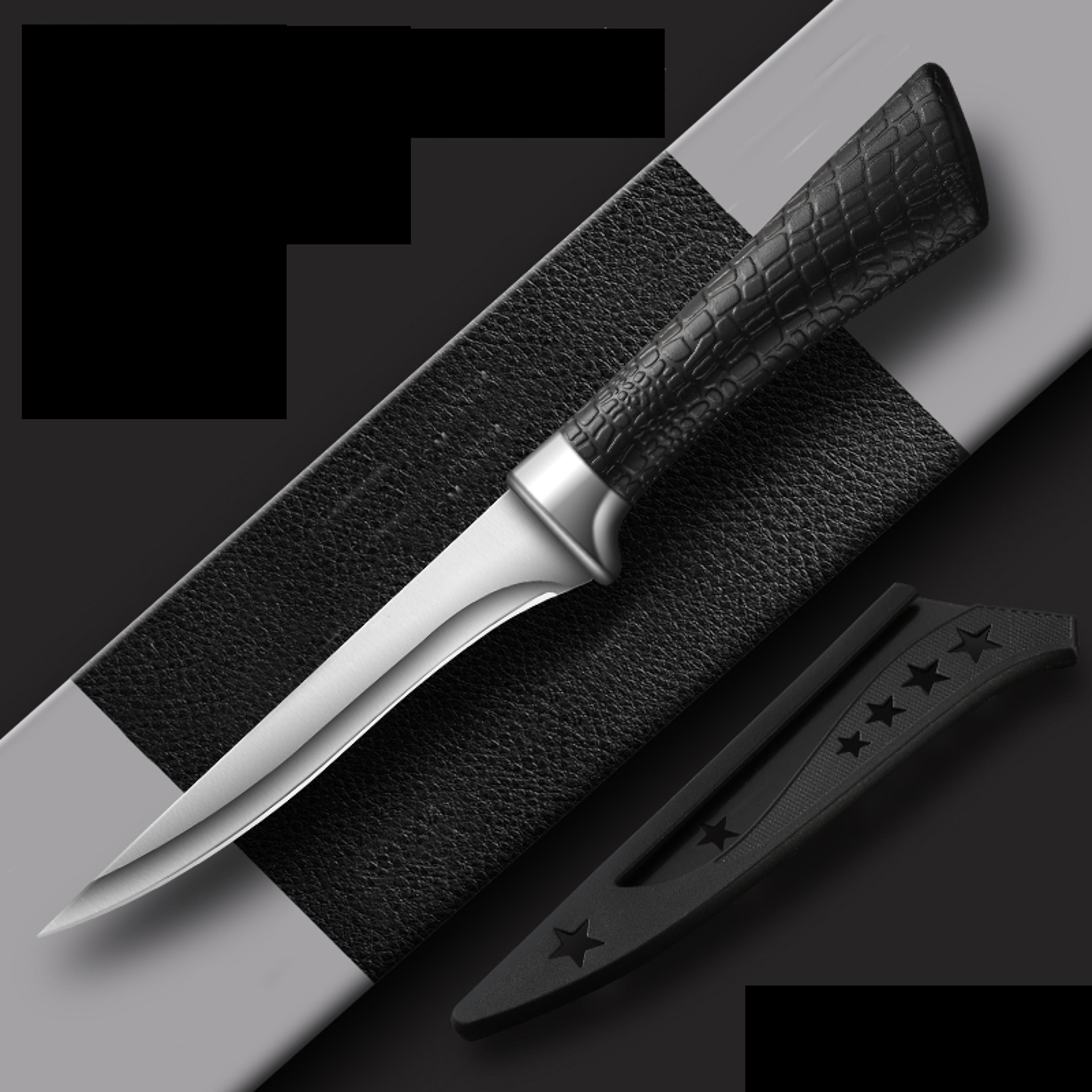 Premium Stainless Steel Boning Knife  Butcher Knife For Meat Cutting And Slaughter Heavy Duty Butch 7