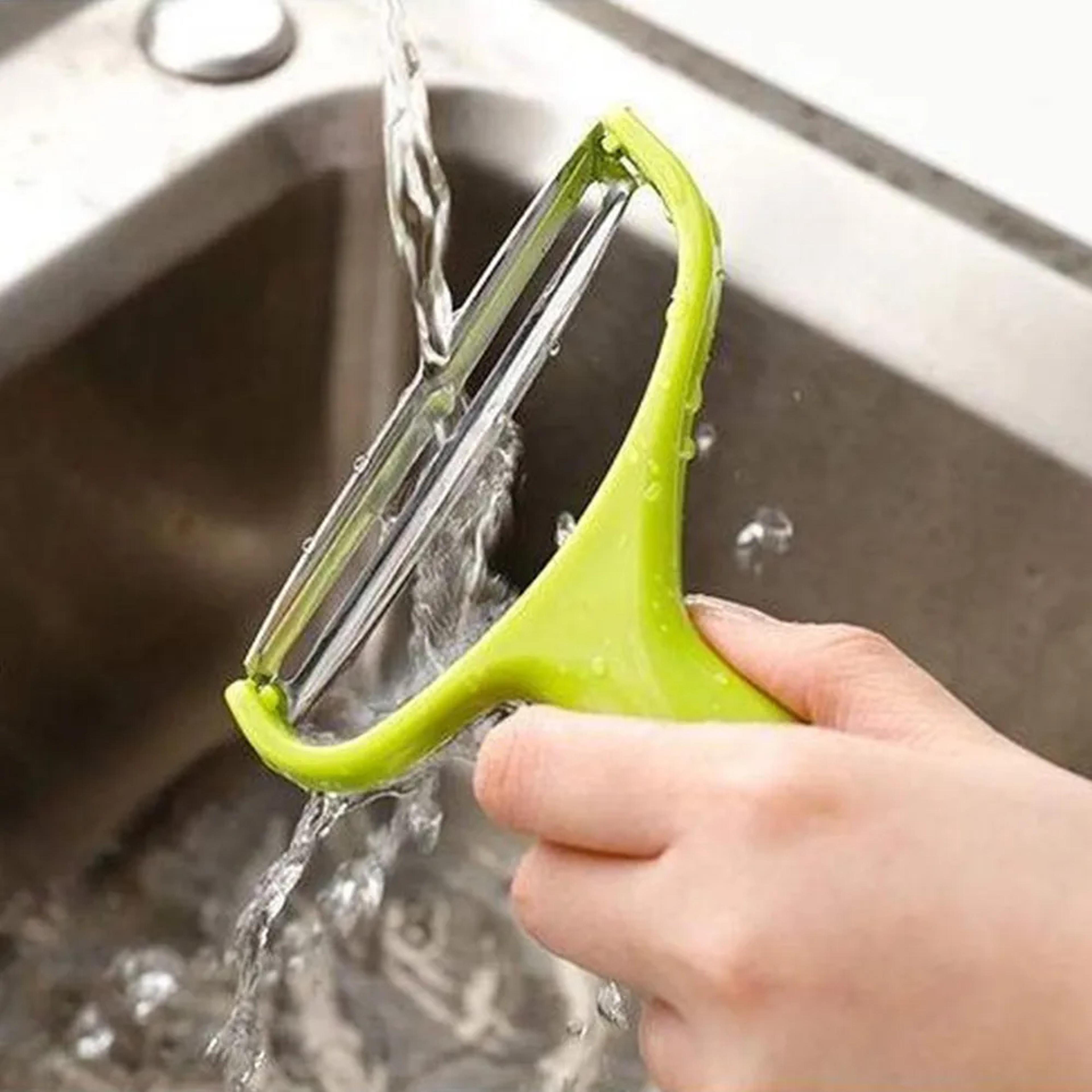 Premium Stainless Kitchen Vegetable Peeler  Stainless Steel Vegetable Slicer With Cabbage Grater Co 3
